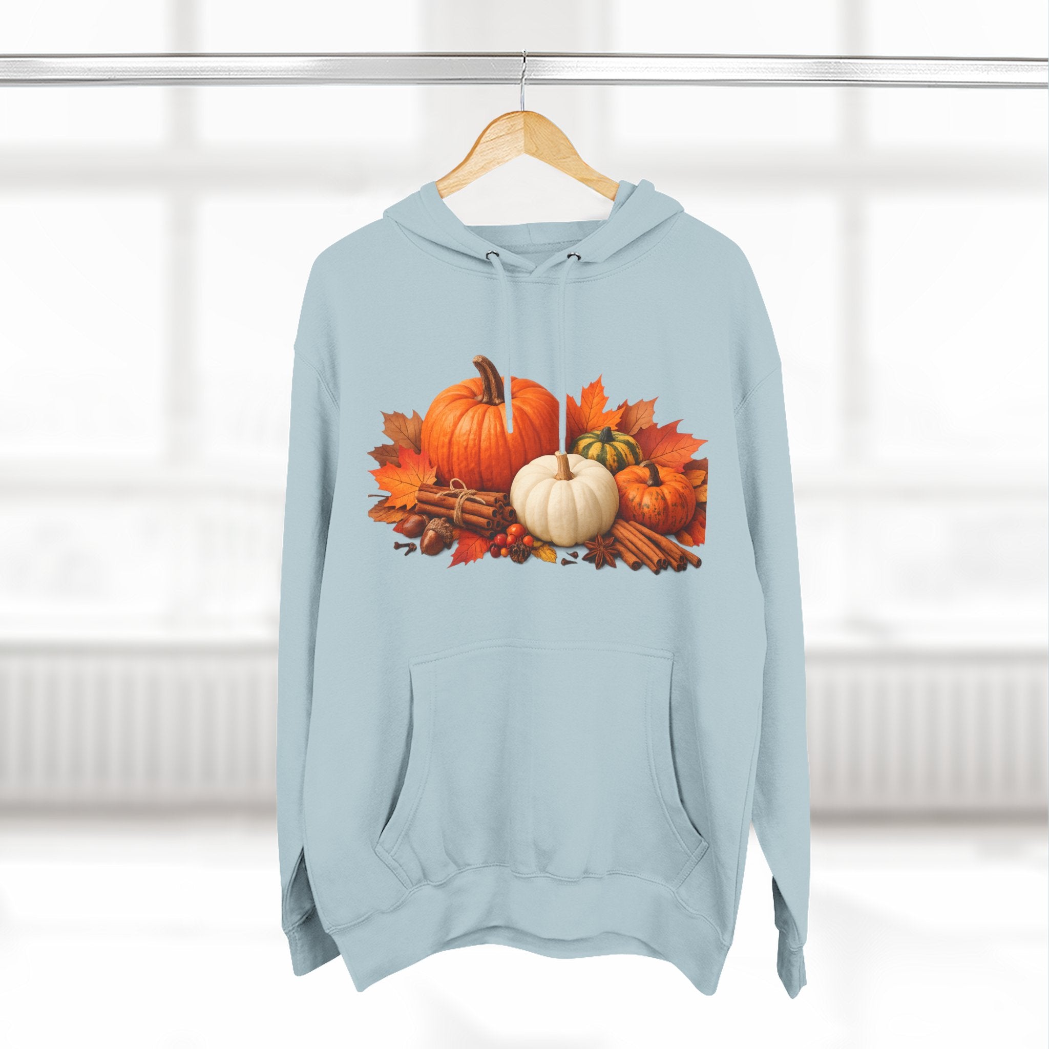 Autumn Pumpkin Fall Hoodie — Cozy Thanksgiving Harvest Sweatshirt