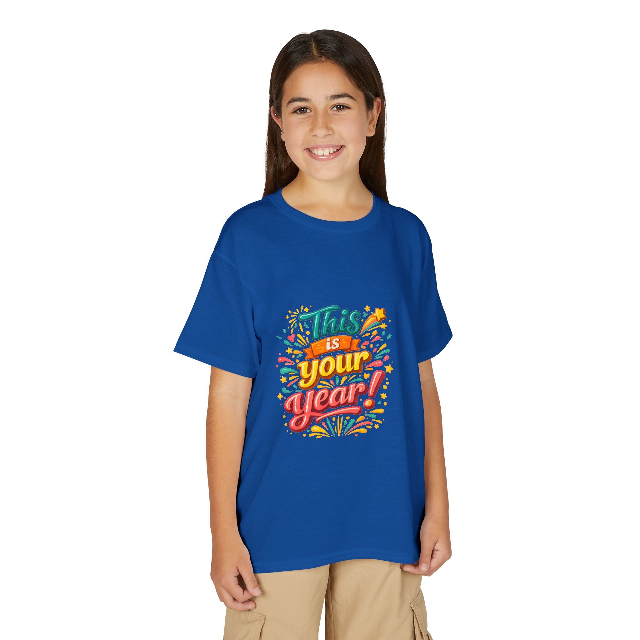 Youth T‑Shirt — "This Is Your Year" Motivational Graphic Tee for Kids