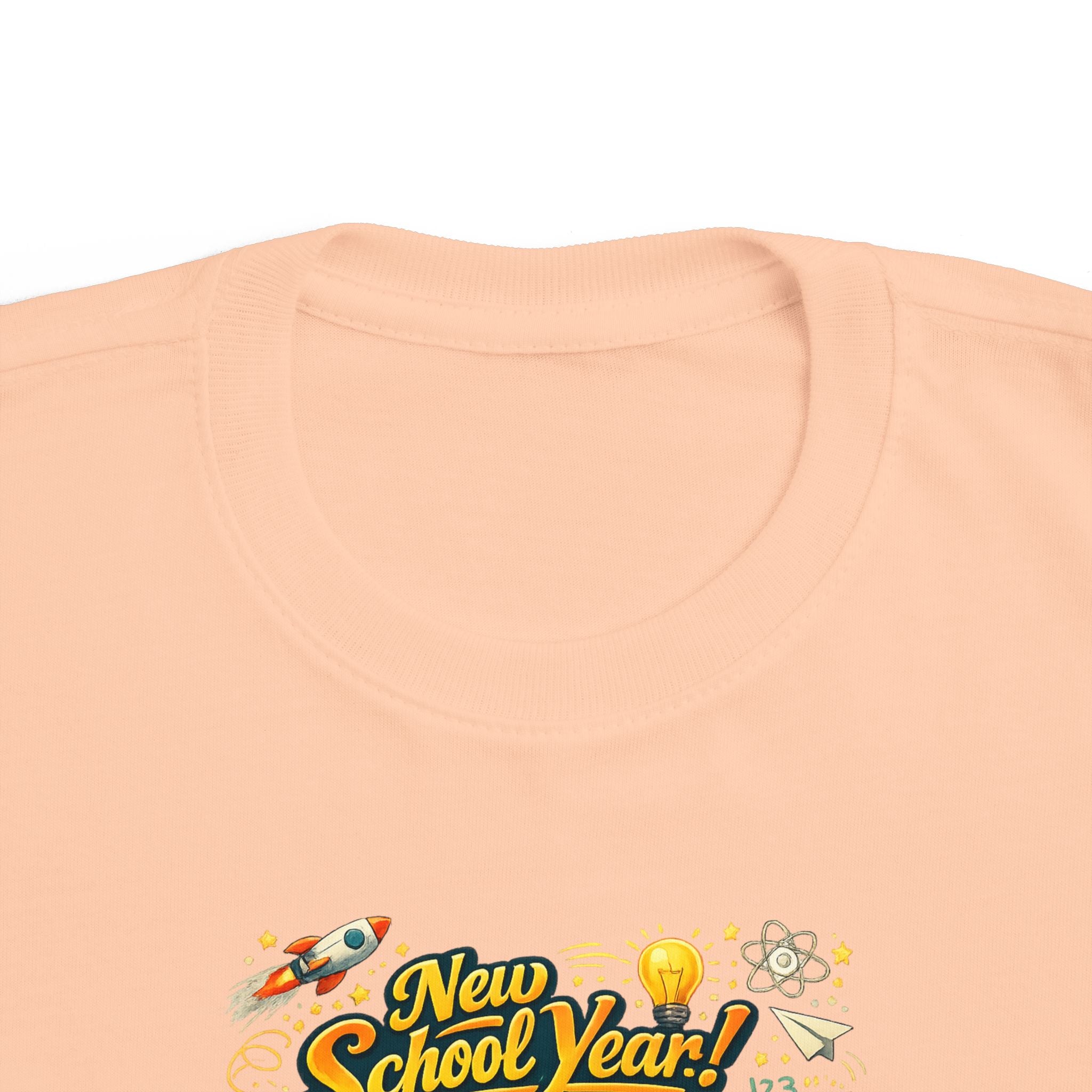 Toddler Tee — "New School Year, New Me" Back-to-School Graphic Shirt