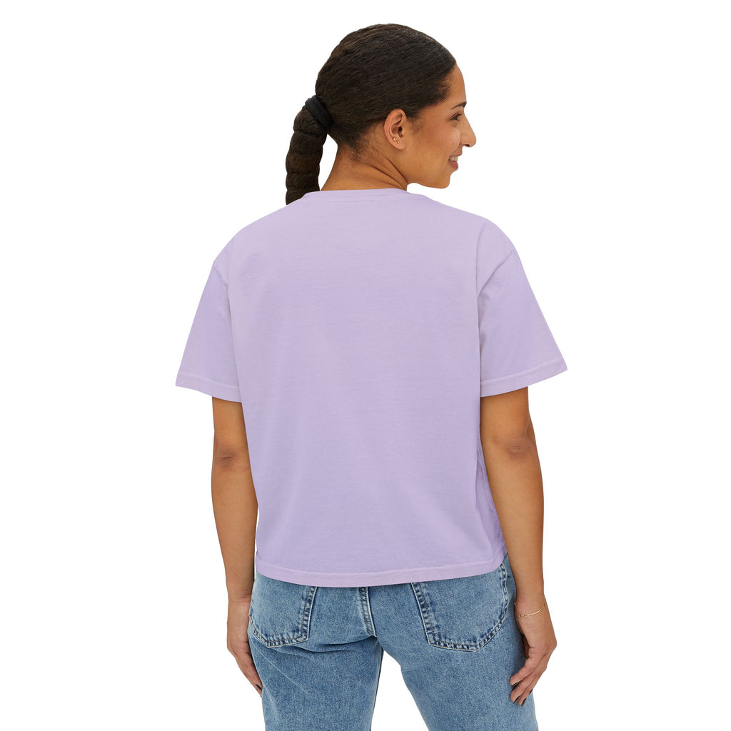 Softball Mom Boxy Tee — Cute Retro Softball Graphic for Baseball Moms