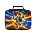 Kids Lightning Adventure Lunch Bag — Energetic Cartoon Boy Design