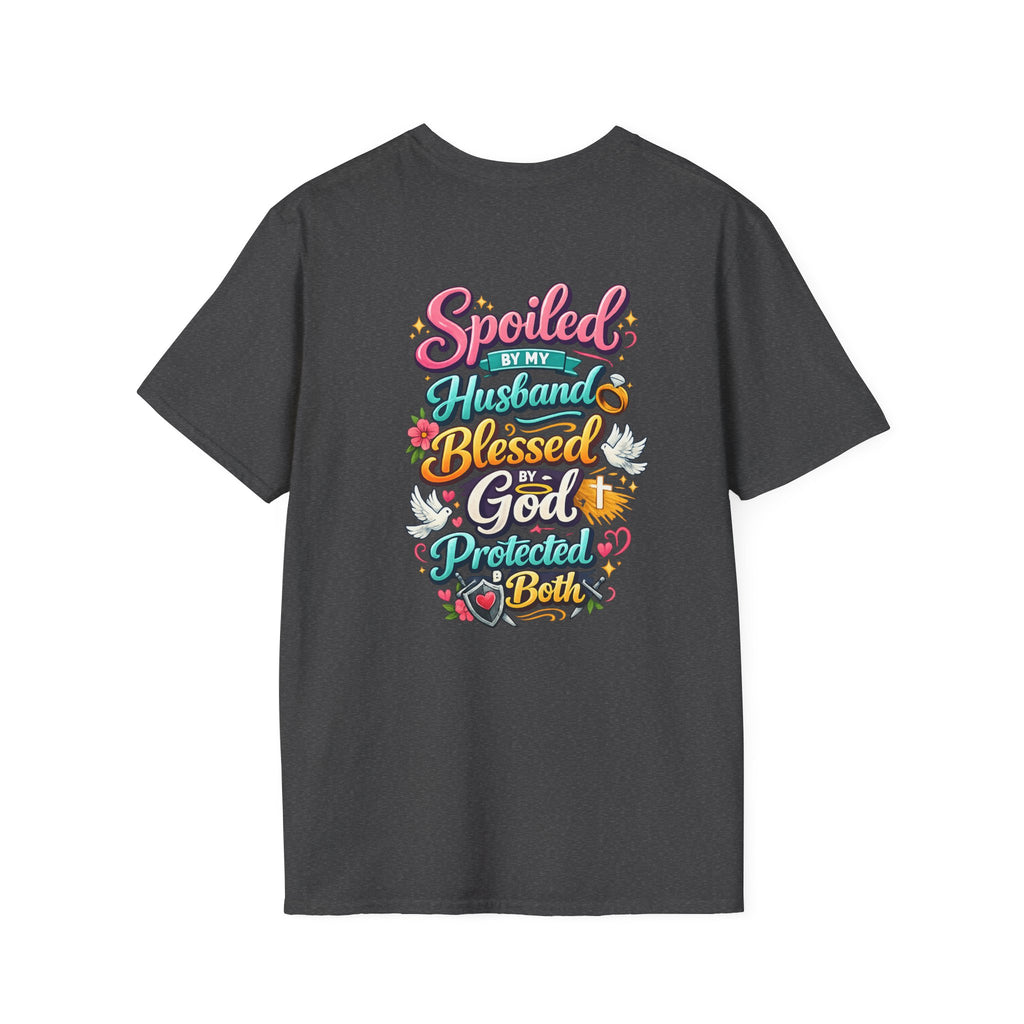 Monogram SB Minimalist T‑Shirt — Rose Gold Circle Logo
