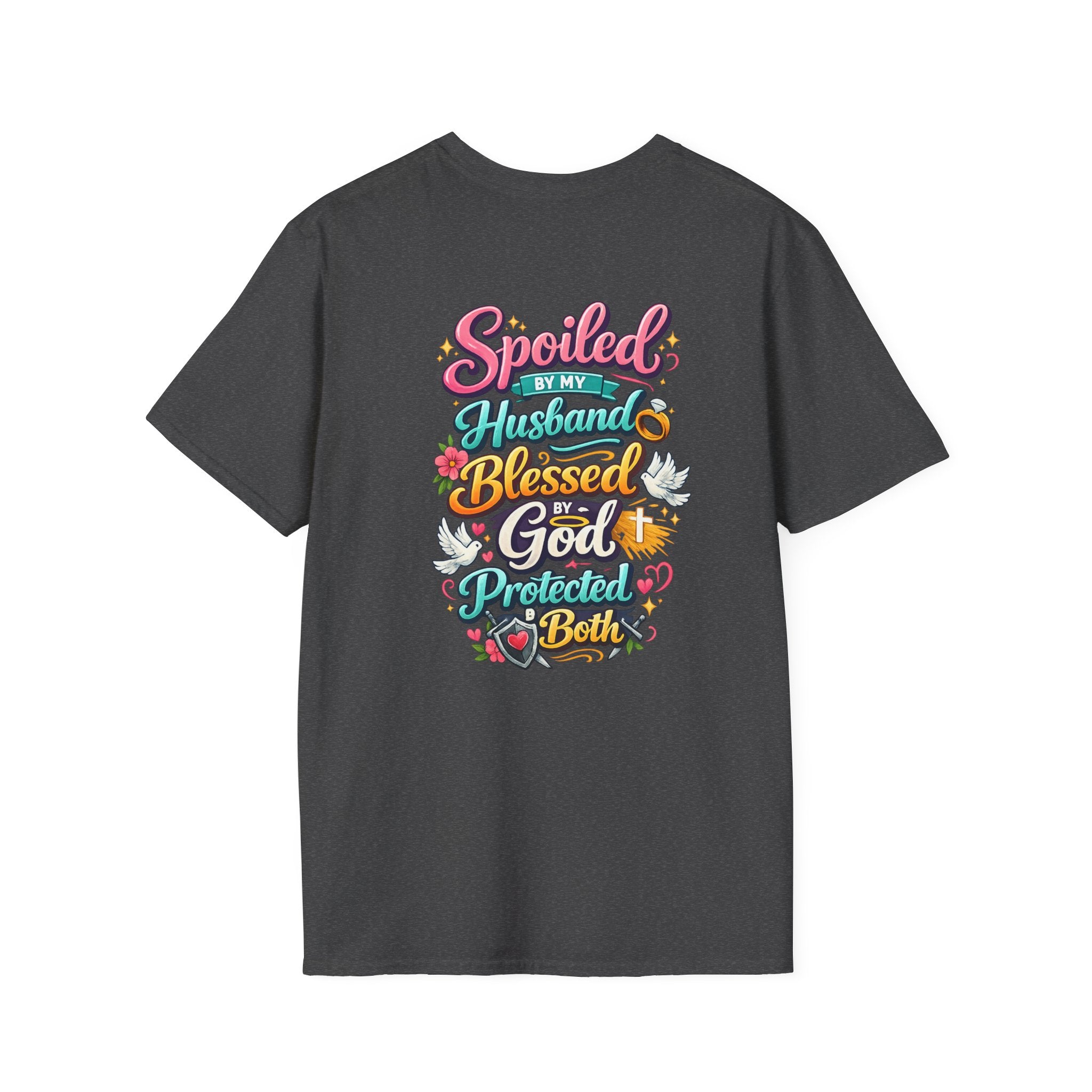 Monogram SB Minimalist T‑Shirt — Rose Gold Circle Logo