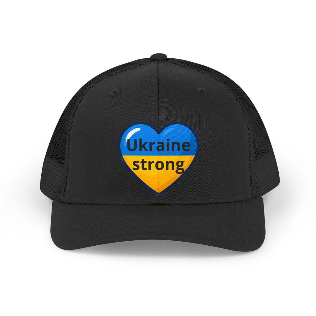 Trucker Hat — Ukraine Strong Heart Patch
