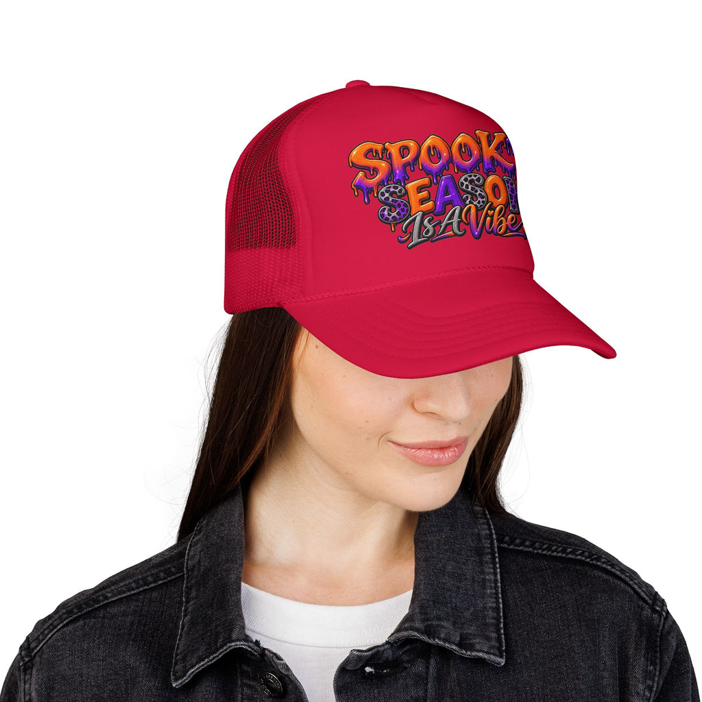 Spooky Season Is A Vibe Trucker Hat