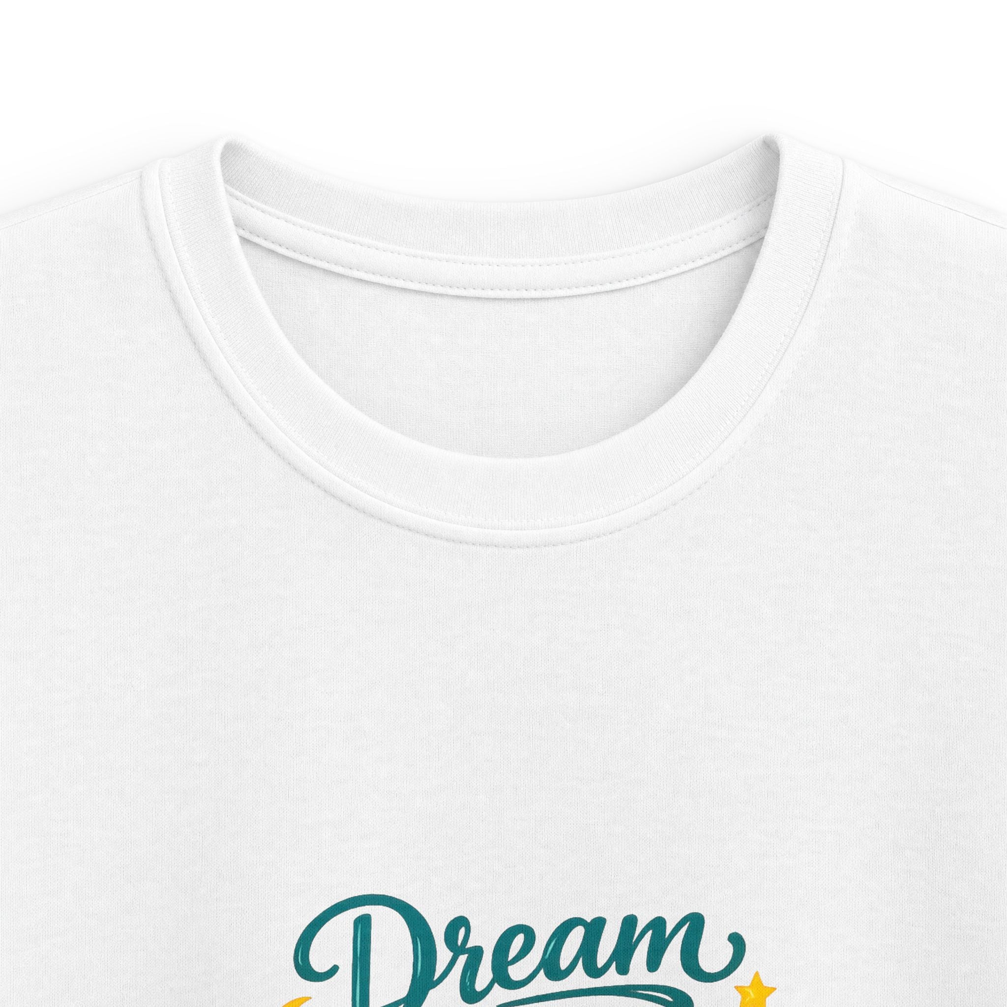 Kids Tee — "Dream Big, Work Hard, Be Kind" Motivational Graphic Shirt