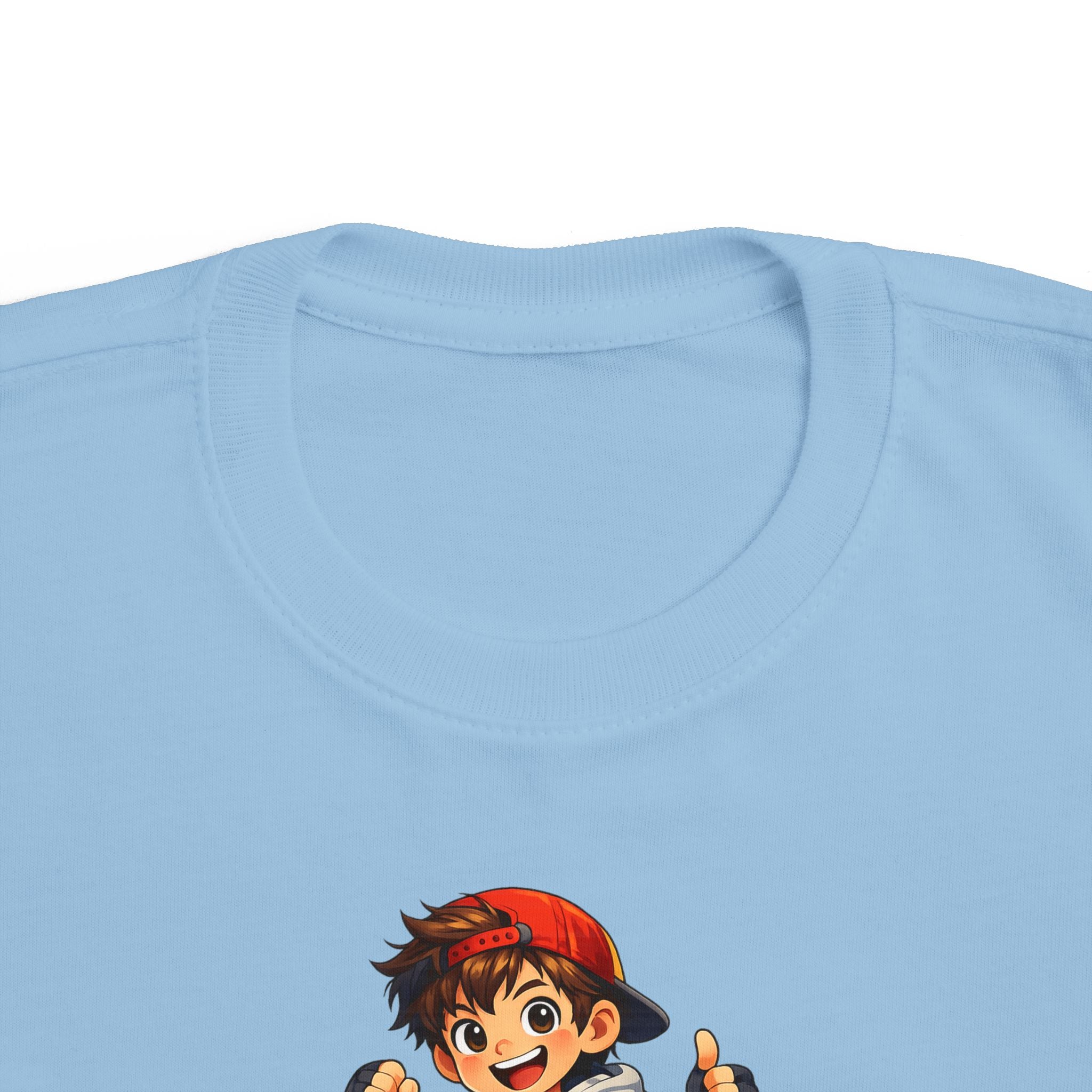 Toddler Tee — Lightning Superhero Character Graphic