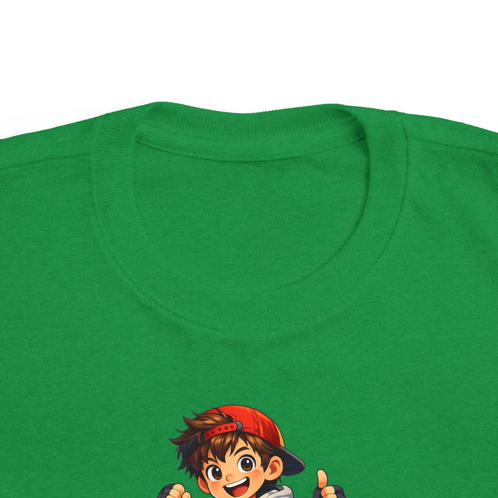 Toddler Tee — Lightning Superhero Character Graphic
