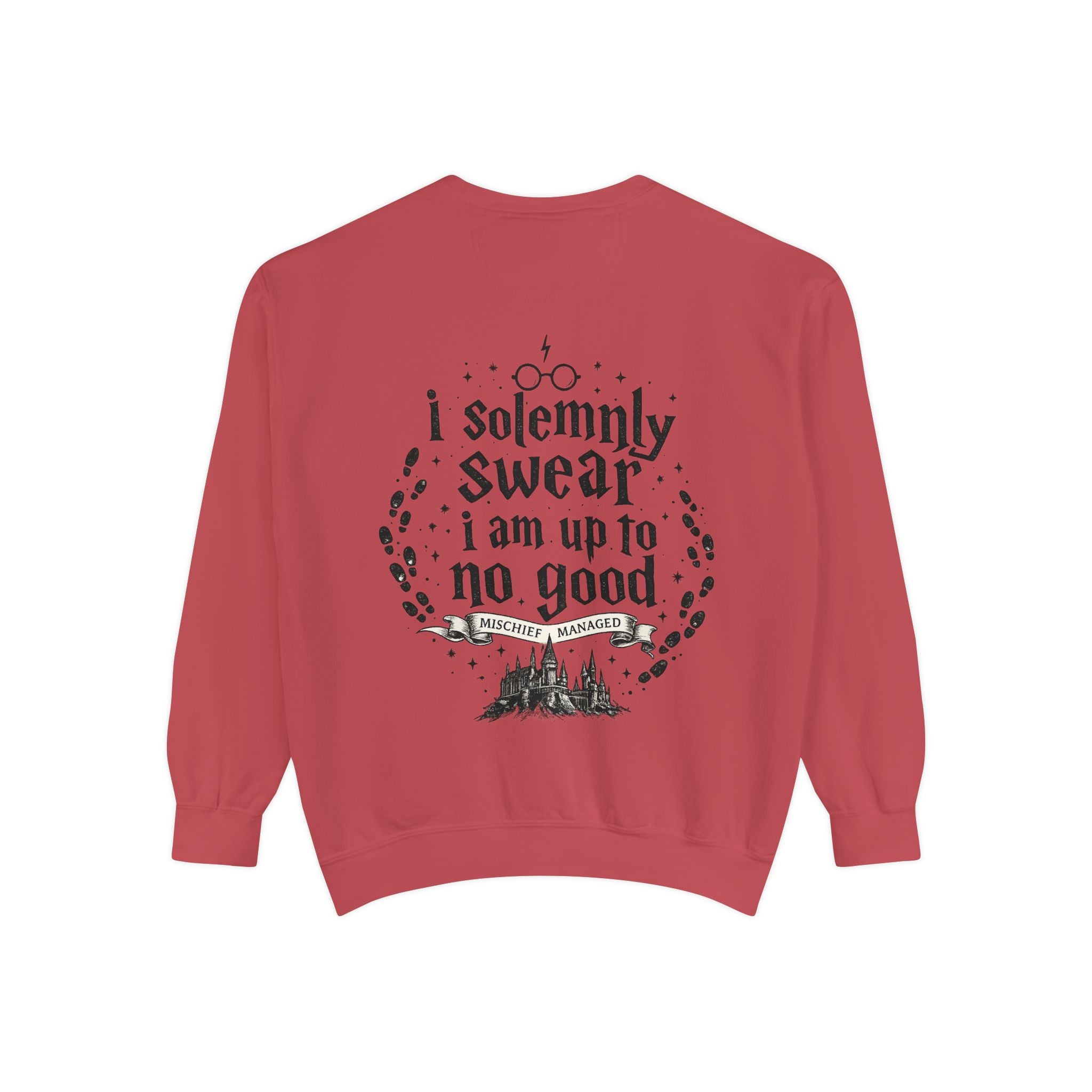 Solemnly Swear Sweatshirt — 'I Solemnly Swear I Am Up to No Good' Graphic Sweatshirt