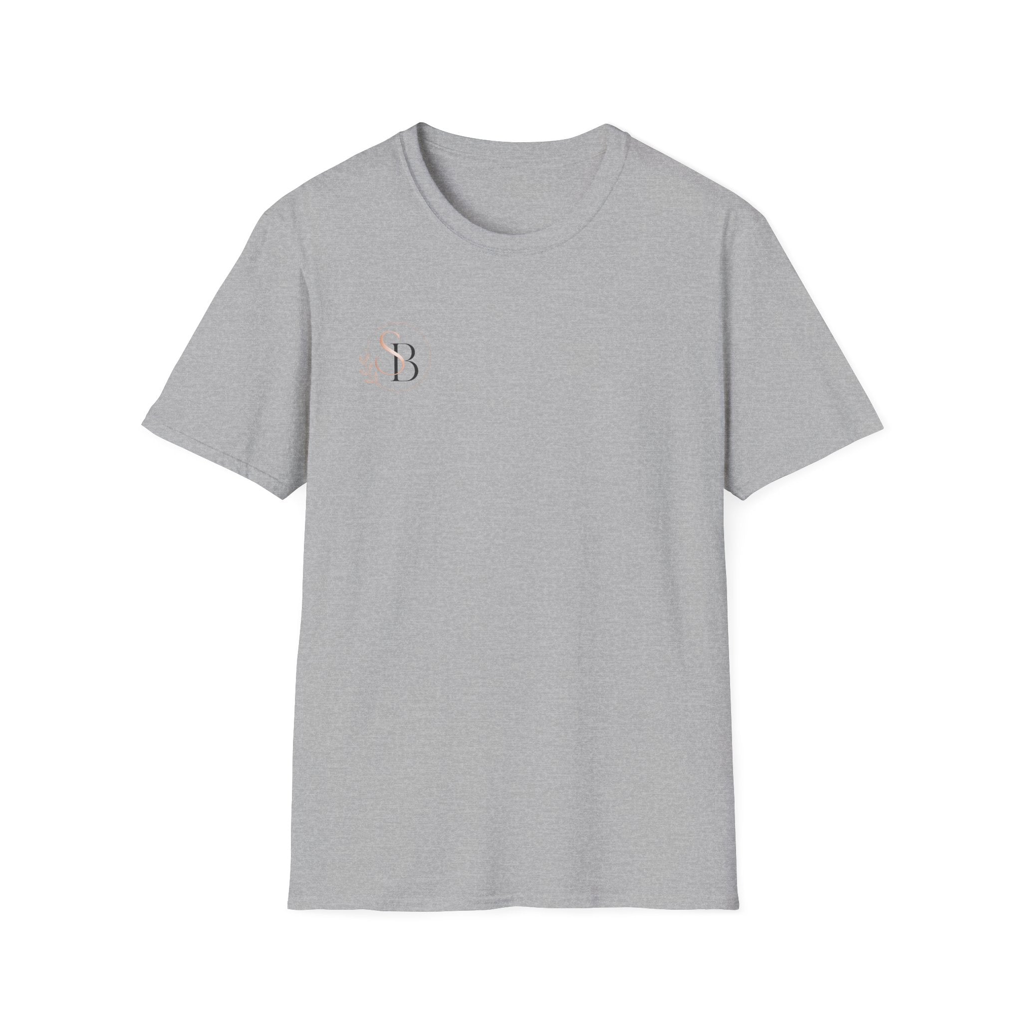 Minimal Monogram T-Shirt — Elegant 'B' Initial Tee