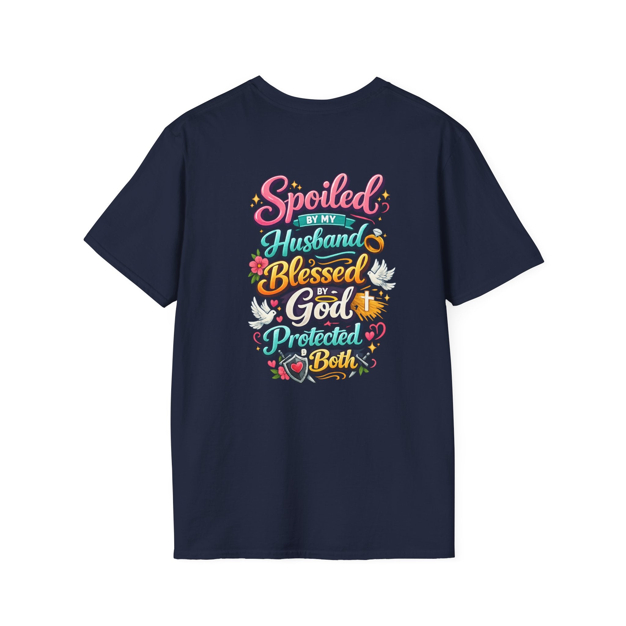 Monogram SB Minimalist T‑Shirt — Rose Gold Circle Logo