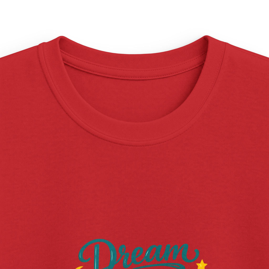 Kids Tee — "Dream Big, Work Hard, Be Kind" Motivational Graphic Shirt