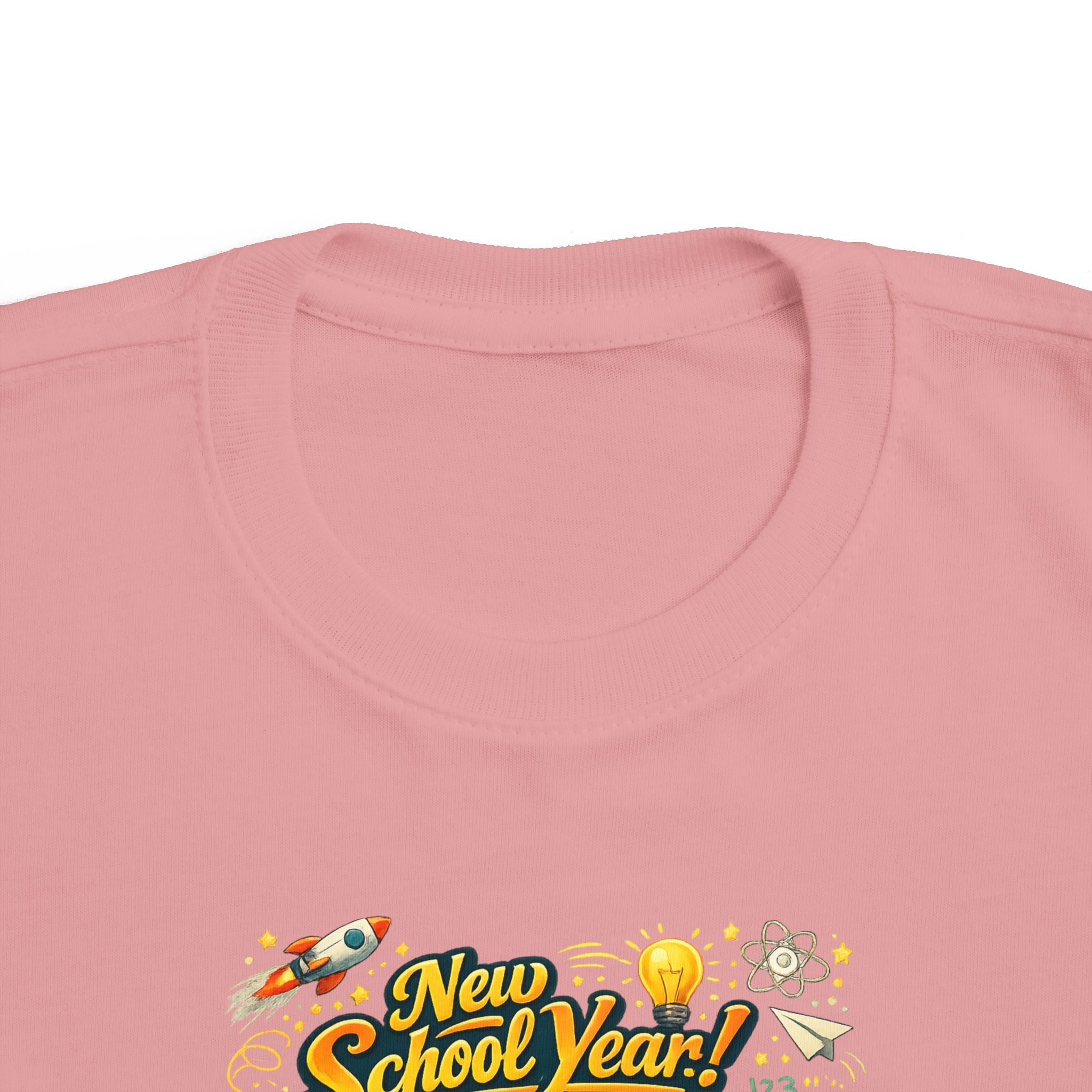 Toddler Tee — "New School Year, New Me" Back-to-School Graphic Shirt