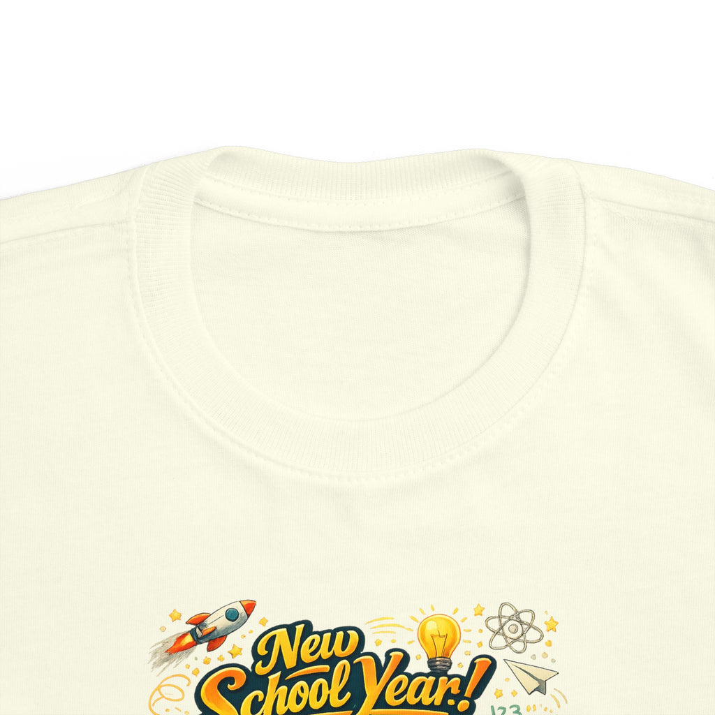 Toddler Tee — "New School Year, New Me" Back-to-School Graphic Shirt