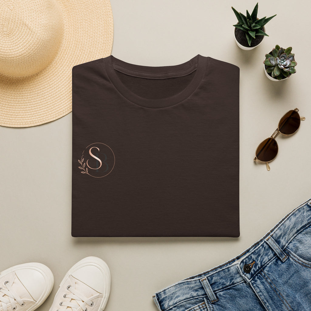Minimal Monogram T-Shirt — Elegant 'B' Initial Tee