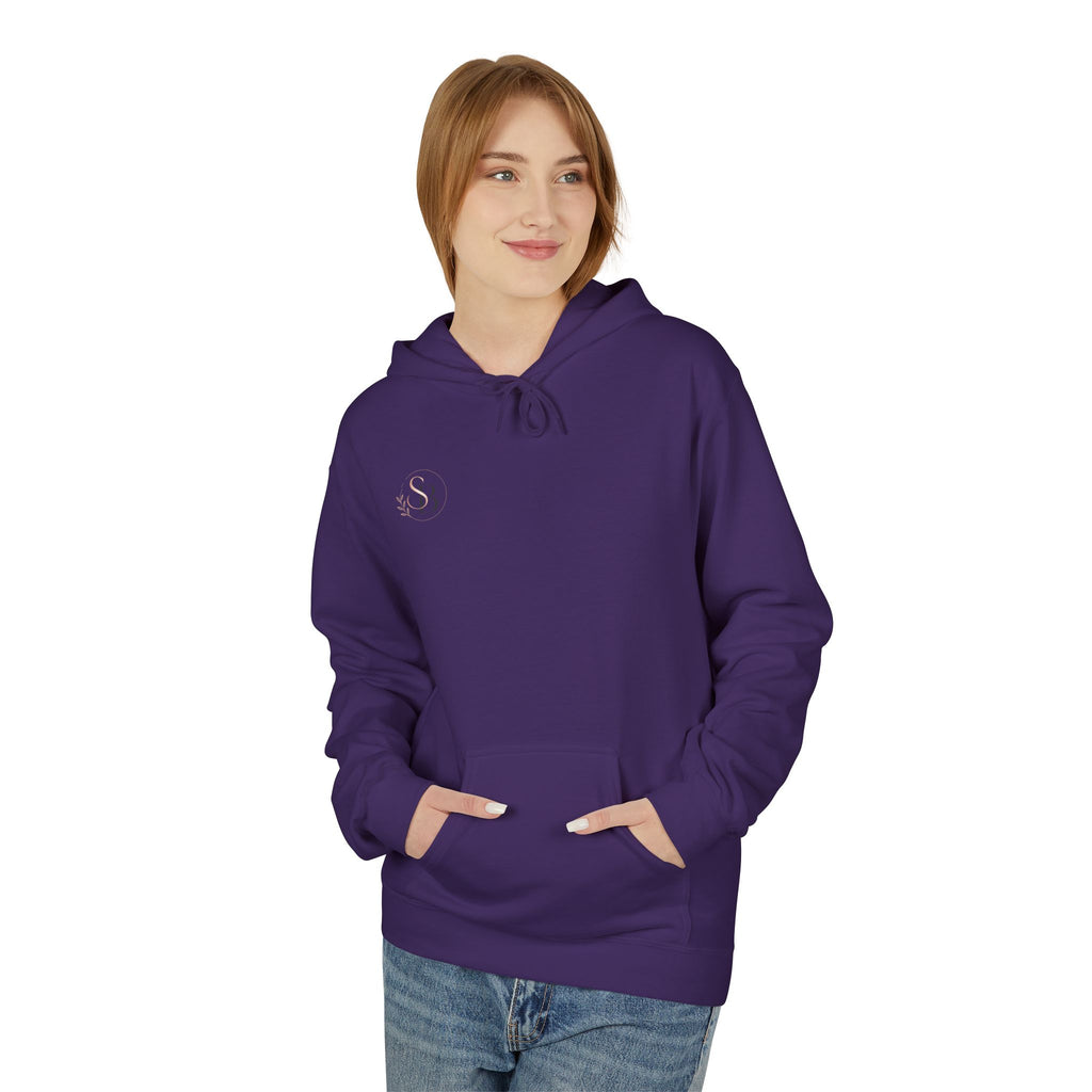 Inspirational Floral Hoodie — "Always Do What You Are Afraid to Do" Motivational Pullover