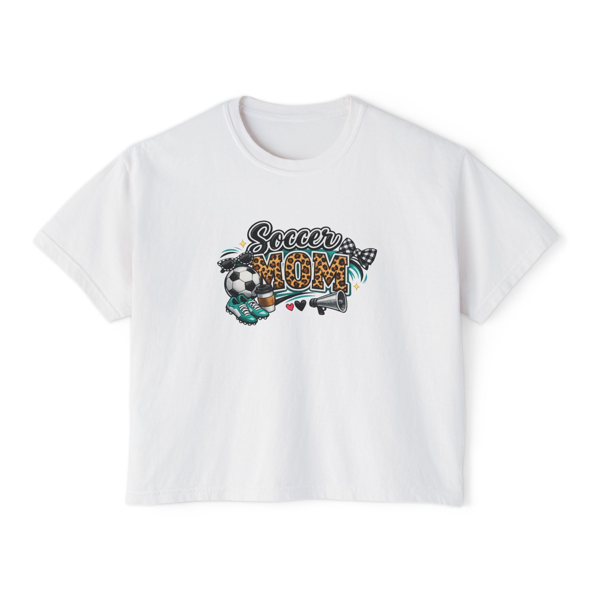 Soccer Mom Boxy Tee — Women's Casual Soccer Mom Shirt