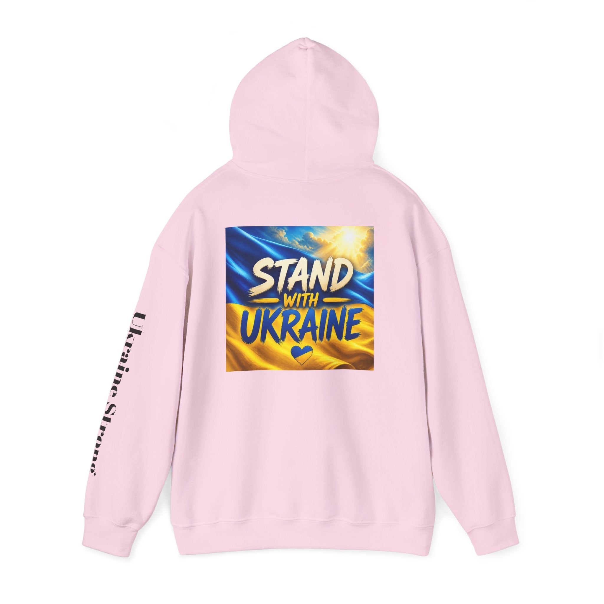Stand With Ukraine Hoodie — Support Ukraine Graphic Pullover ("Stand With Ukraine")