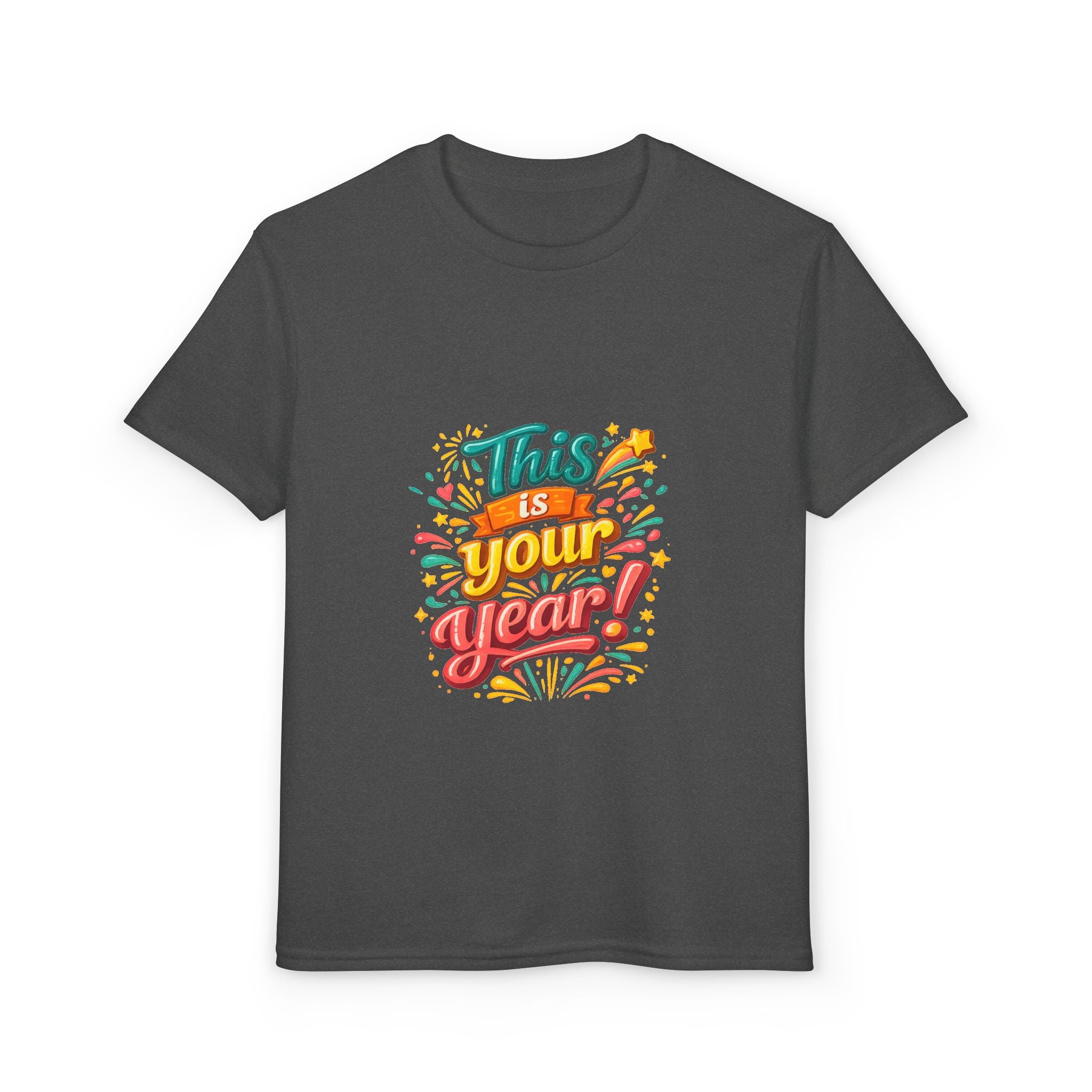 Youth T‑Shirt — "This Is Your Year" Motivational Graphic Tee for Kids