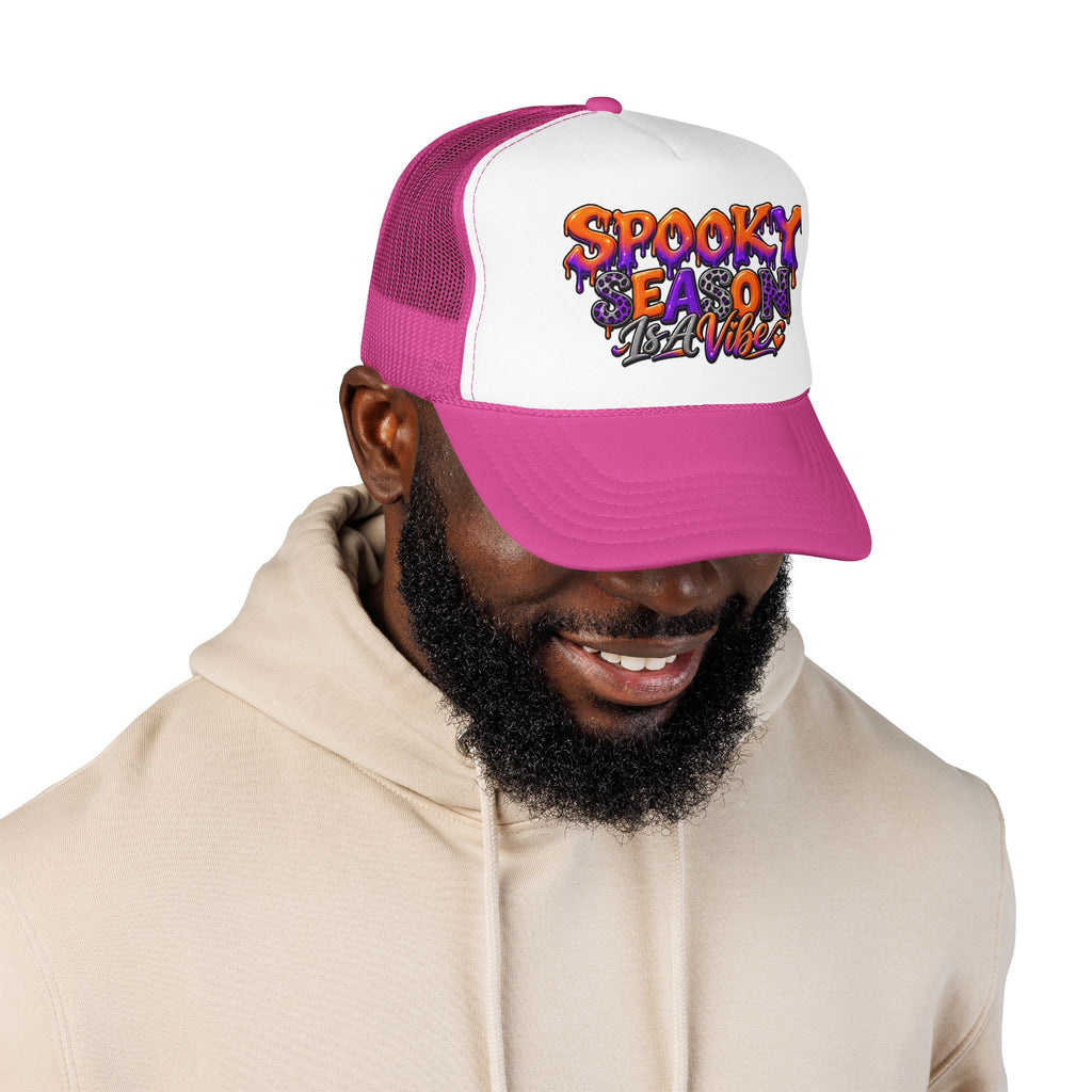 Spooky Season Is A Vibe Trucker Hat