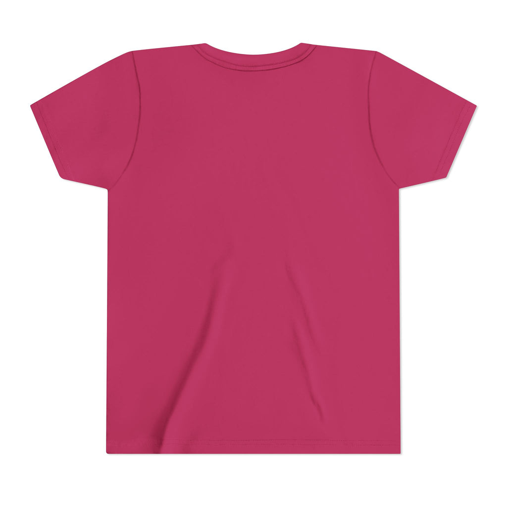 Youth Tee — “Be Your Own Kind of Beautiful” Pink Floral Graphic