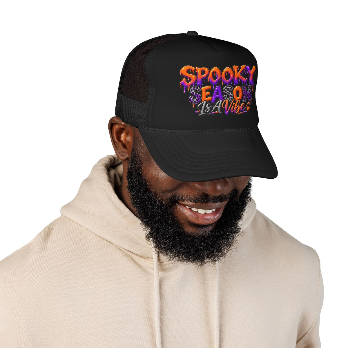 Spooky Season Is A Vibe Trucker Hat