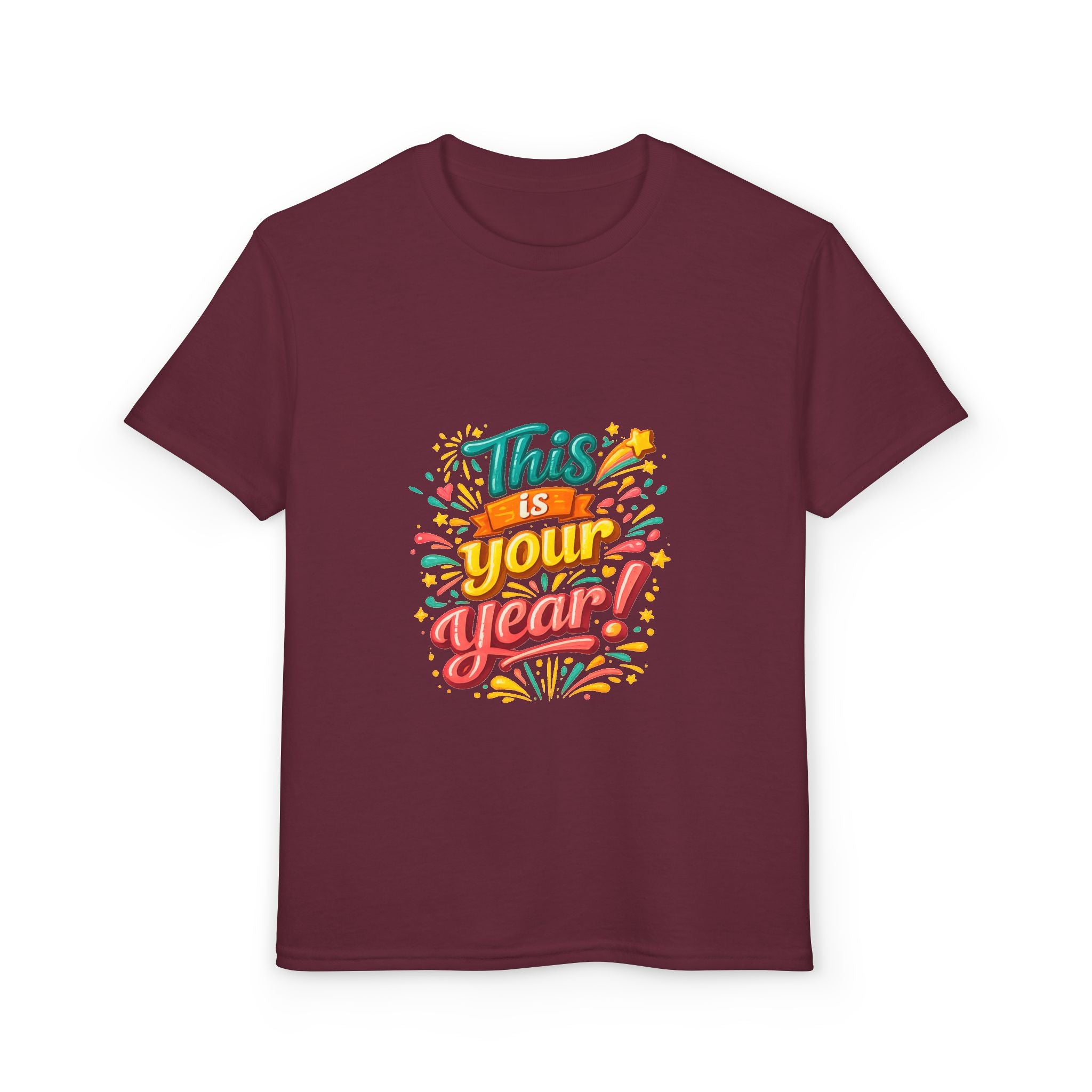 Youth T‑Shirt — "This Is Your Year" Motivational Graphic Tee for Kids