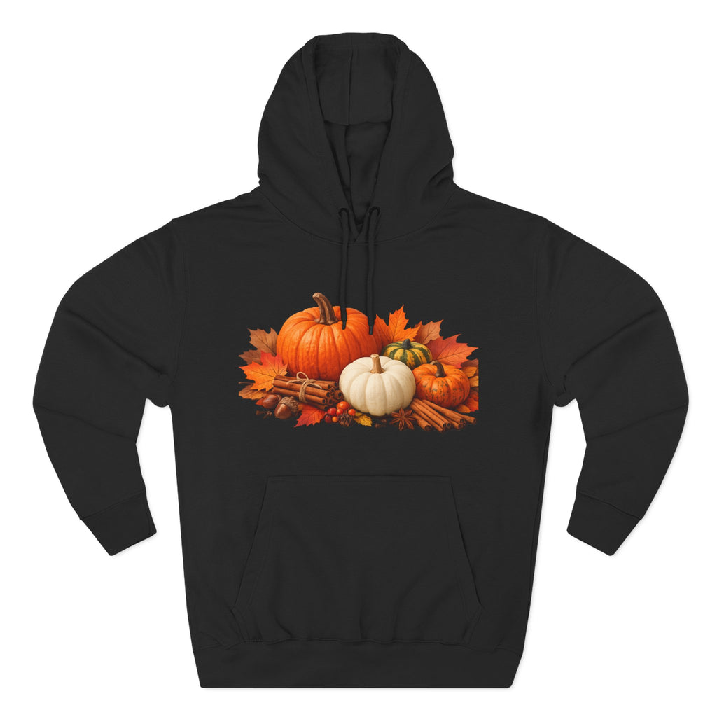 Autumn Pumpkin Fall Hoodie — Cozy Thanksgiving Harvest Sweatshirt