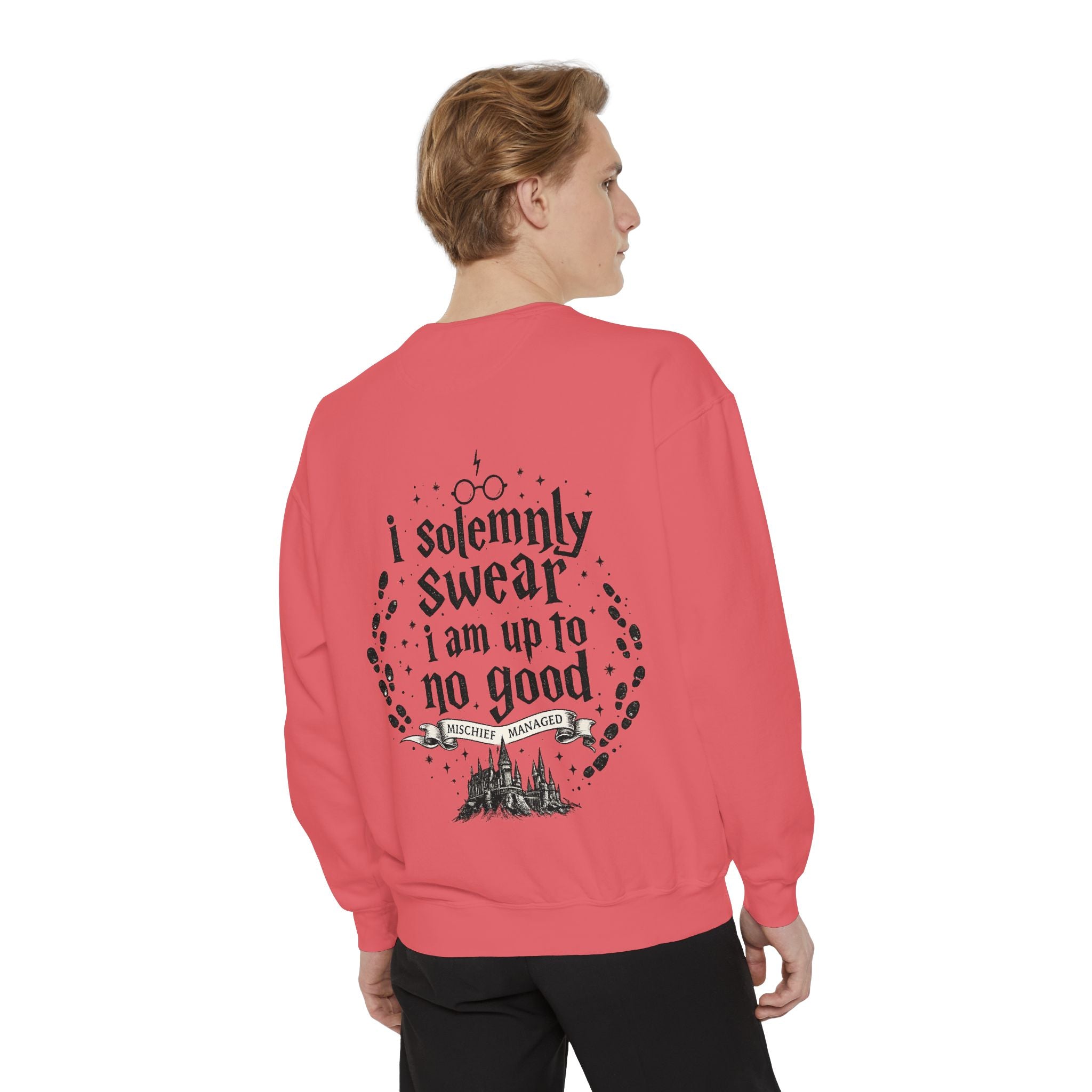 Solemnly Swear Sweatshirt — 'I Solemnly Swear I Am Up to No Good' Graphic Sweatshirt