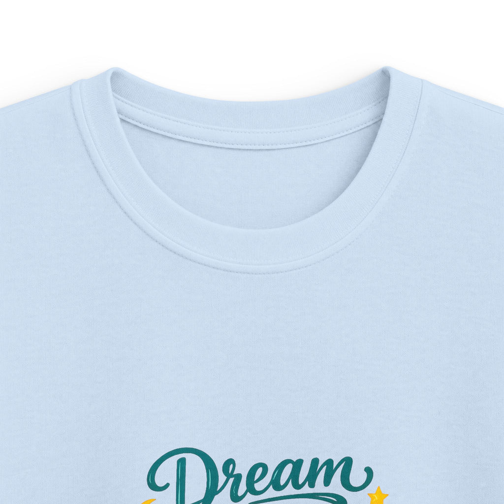 Kids Tee — "Dream Big, Work Hard, Be Kind" Motivational Graphic Shirt