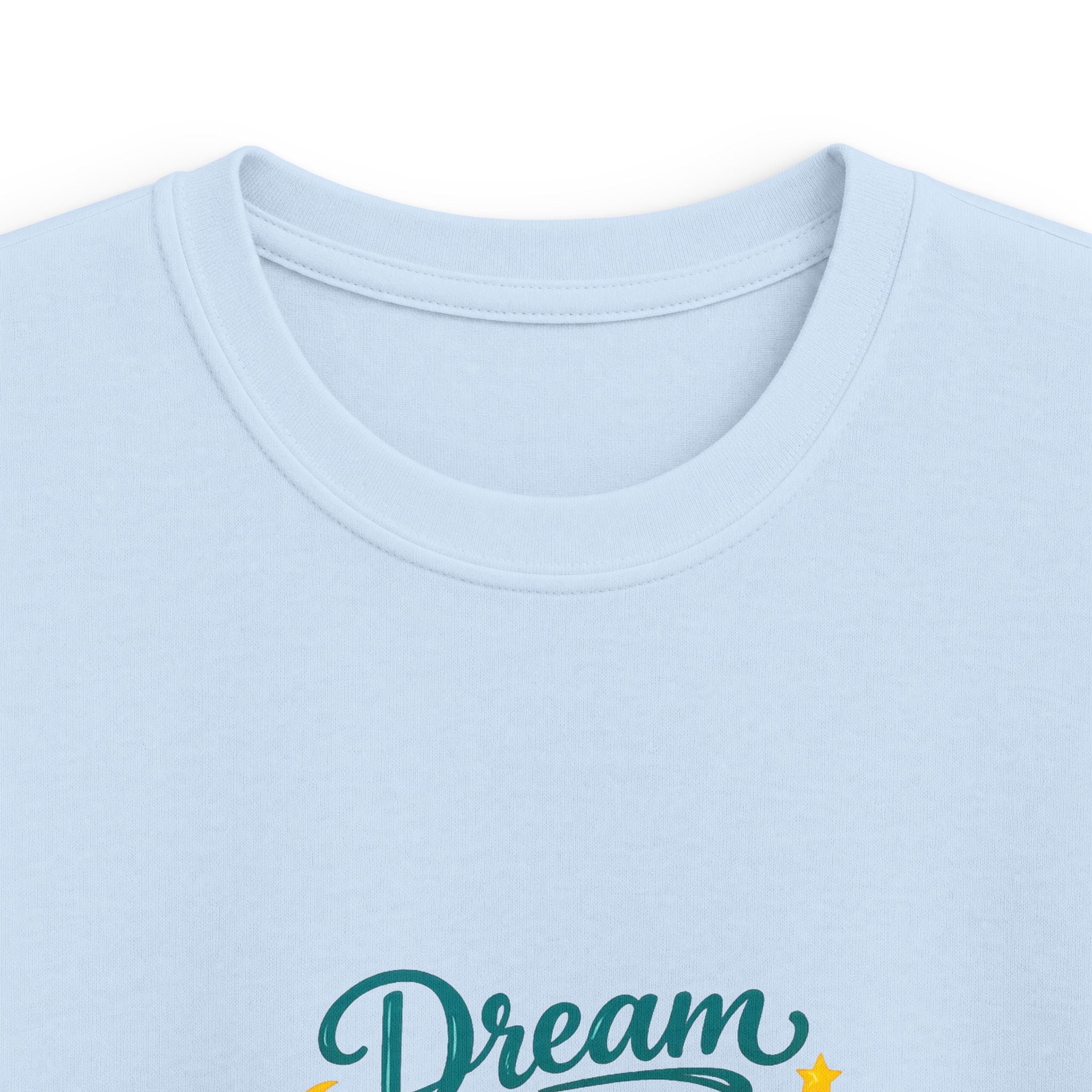 Kids Tee — "Dream Big, Work Hard, Be Kind" Motivational Graphic Shirt