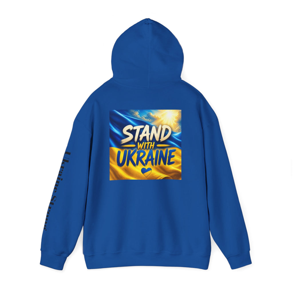 Stand With Ukraine Hoodie — Support Ukraine Graphic Pullover ("Stand With Ukraine")