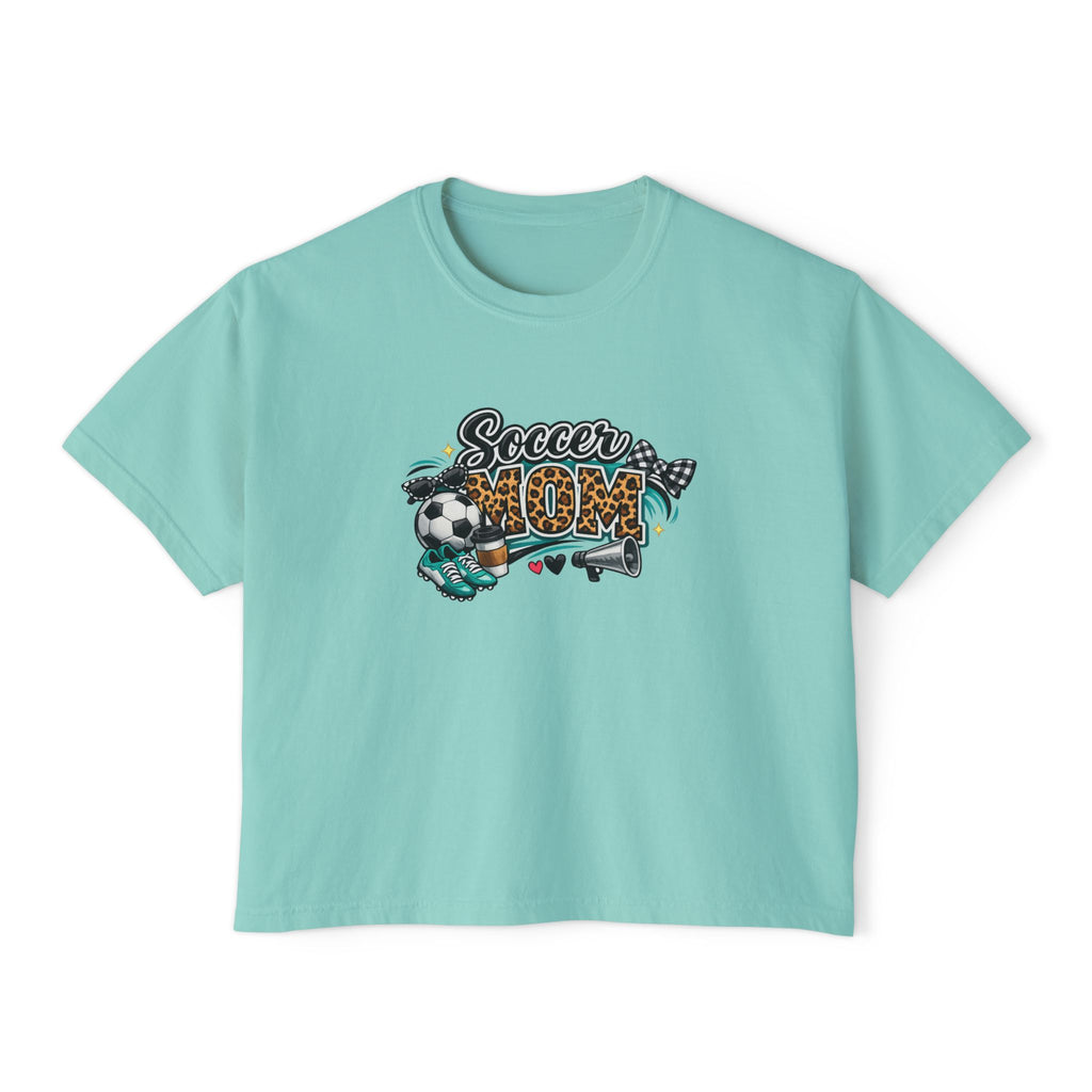 Soccer Mom Boxy Tee — Women's Casual Soccer Mom Shirt
