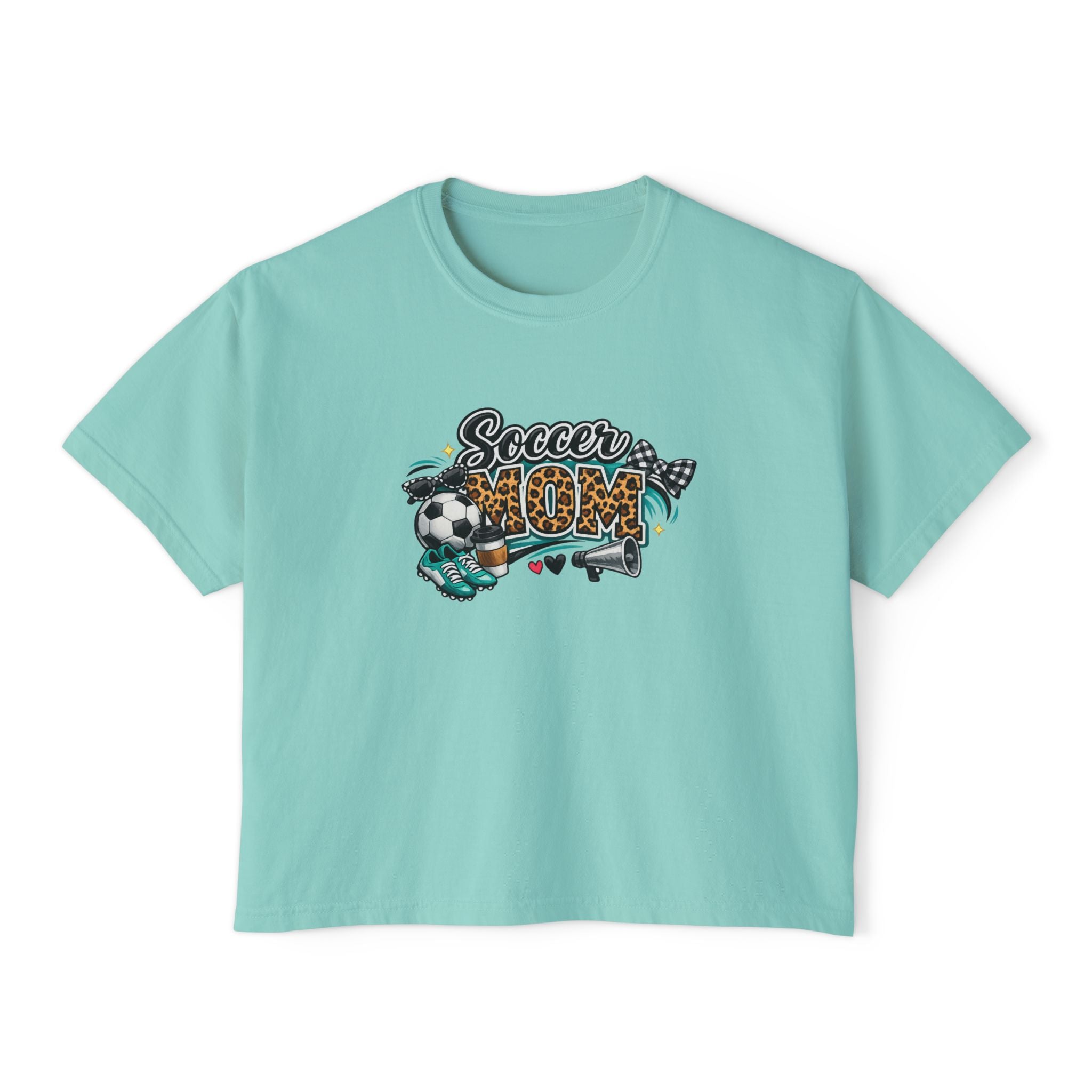 Soccer Mom Boxy Tee — Women's Casual Soccer Mom Shirt
