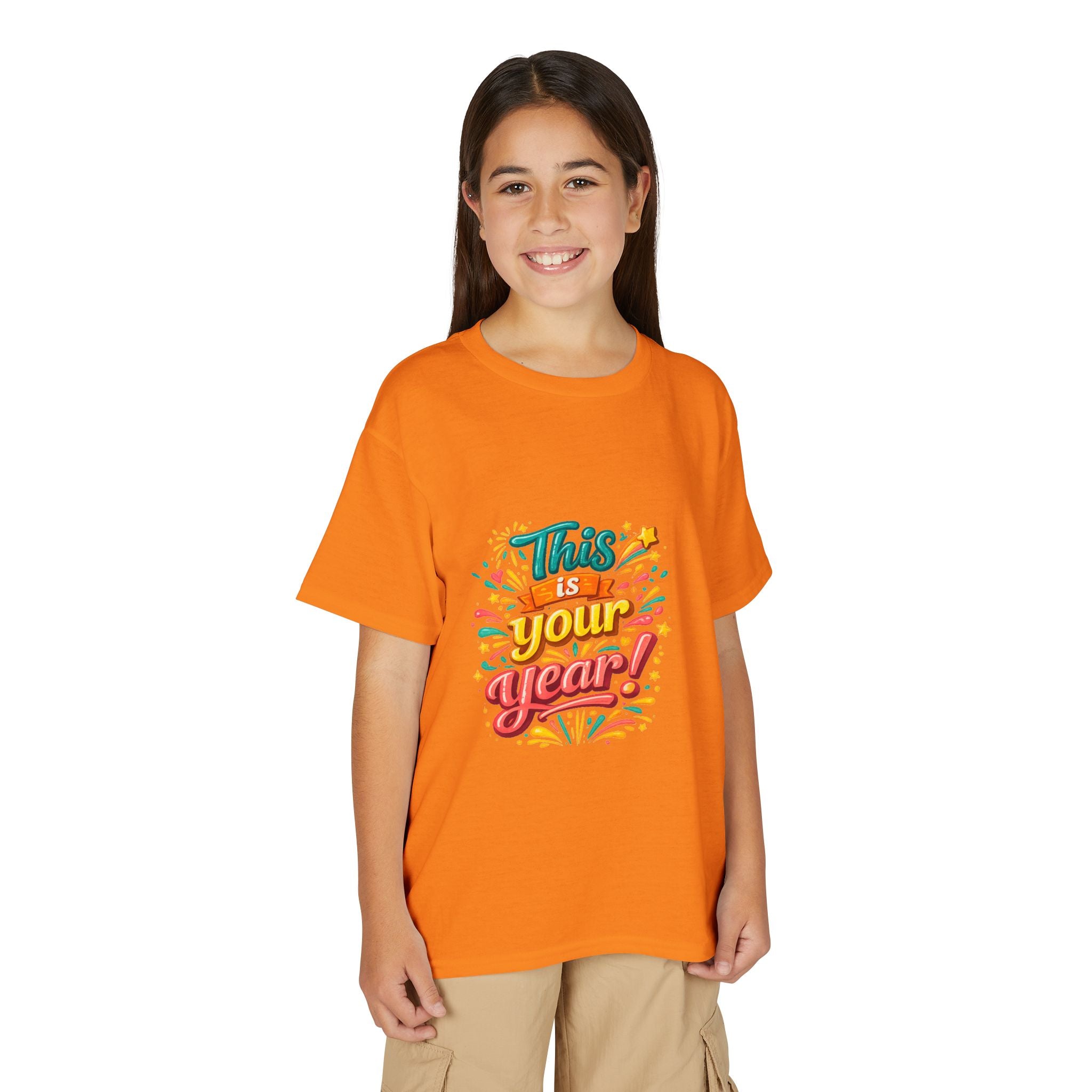 Youth T‑Shirt — "This Is Your Year" Motivational Graphic Tee for Kids
