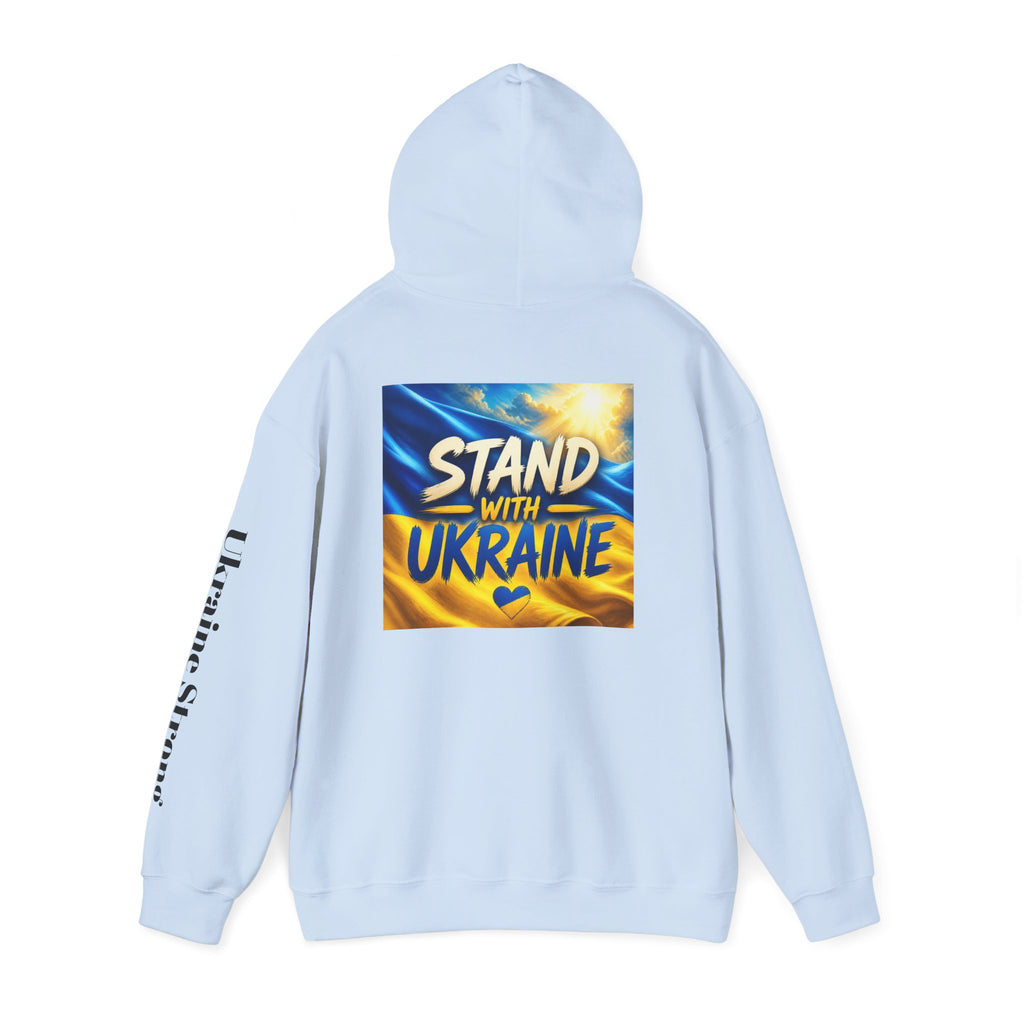 Stand With Ukraine Hoodie — Support Ukraine Graphic Pullover ("Stand With Ukraine")