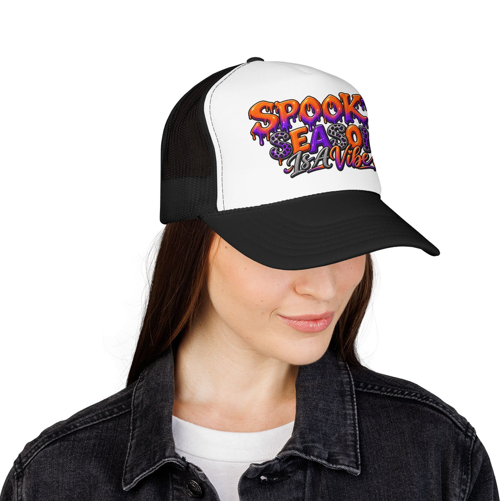 Spooky Season Is A Vibe Trucker Hat