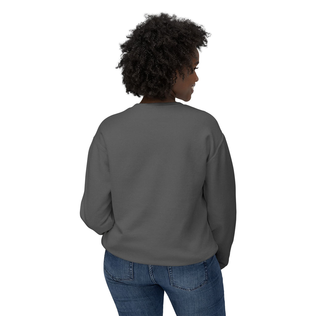Autumn Leaves & Pumpkins Crewneck Sweatshirt — "Autumn Gives Us Time to Be Beautiful & Let Things Go"