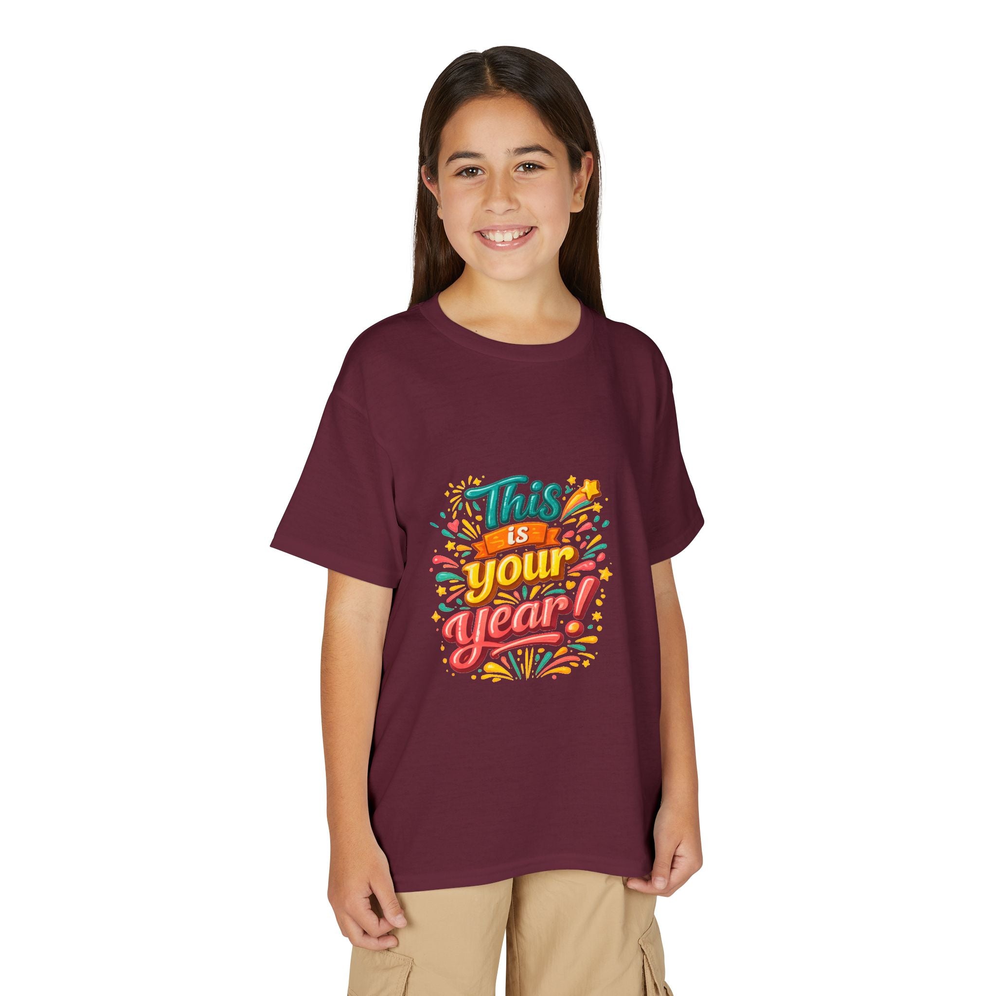 Youth T‑Shirt — "This Is Your Year" Motivational Graphic Tee for Kids