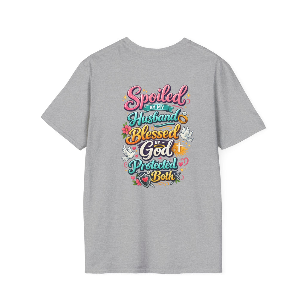 Monogram SB Minimalist T‑Shirt — Rose Gold Circle Logo