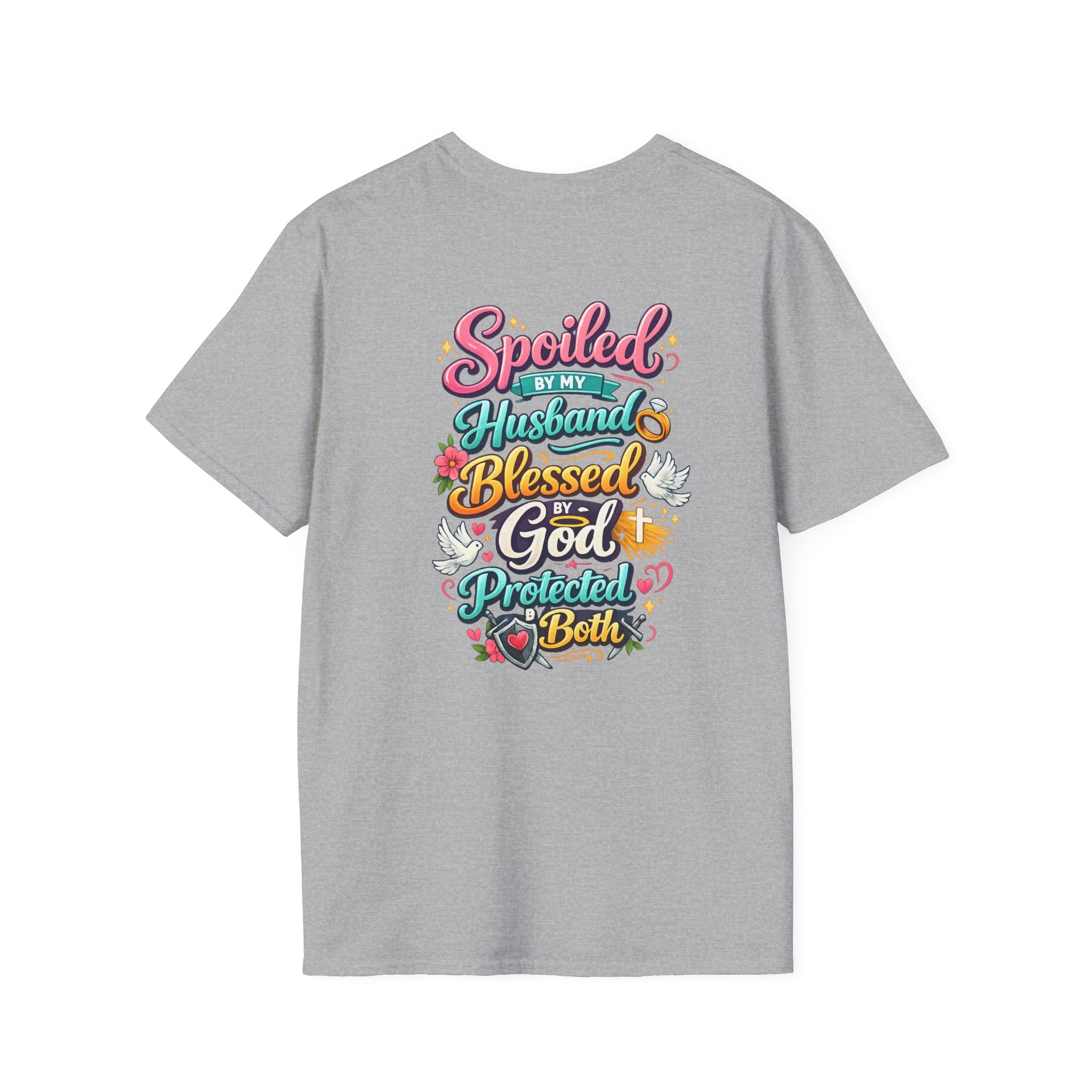 Monogram SB Minimalist T‑Shirt — Rose Gold Circle Logo