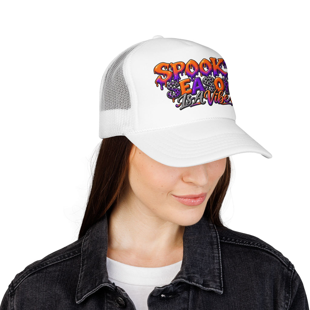 Spooky Season Is A Vibe Trucker Hat