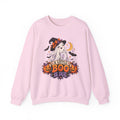 Halloween Maternity Sweatshirt — "A Little Boo Is Due" Ghost Mom Crewneck