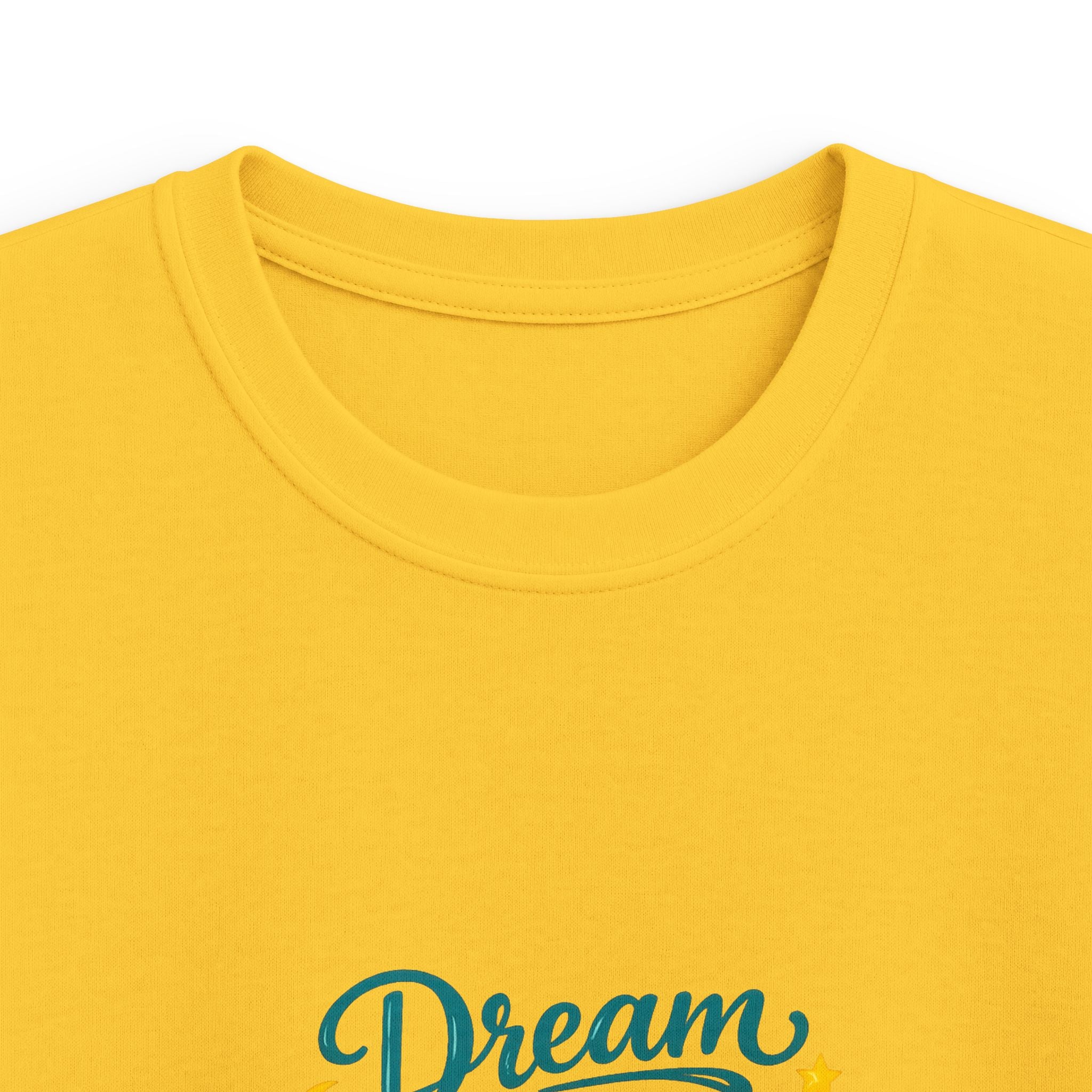 Kids Tee — "Dream Big, Work Hard, Be Kind" Motivational Graphic Shirt