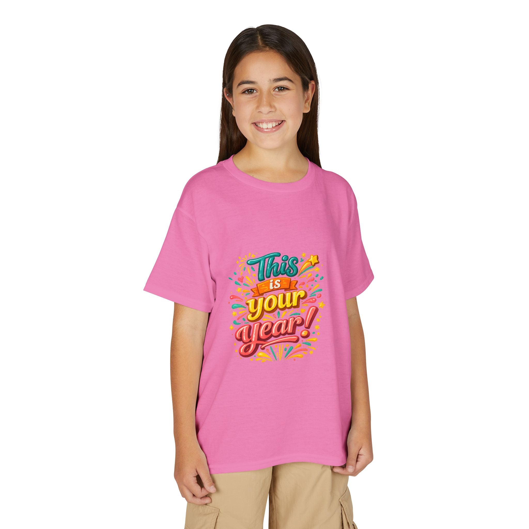 Youth T‑Shirt — "This Is Your Year" Motivational Graphic Tee for Kids