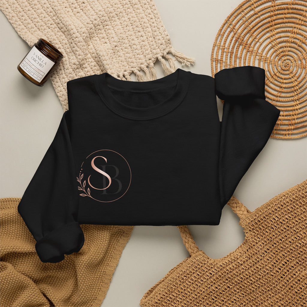 Harry Potter Stack Crewneck Sweatshirt — Book Spine Design with Owls & Autumn Icons