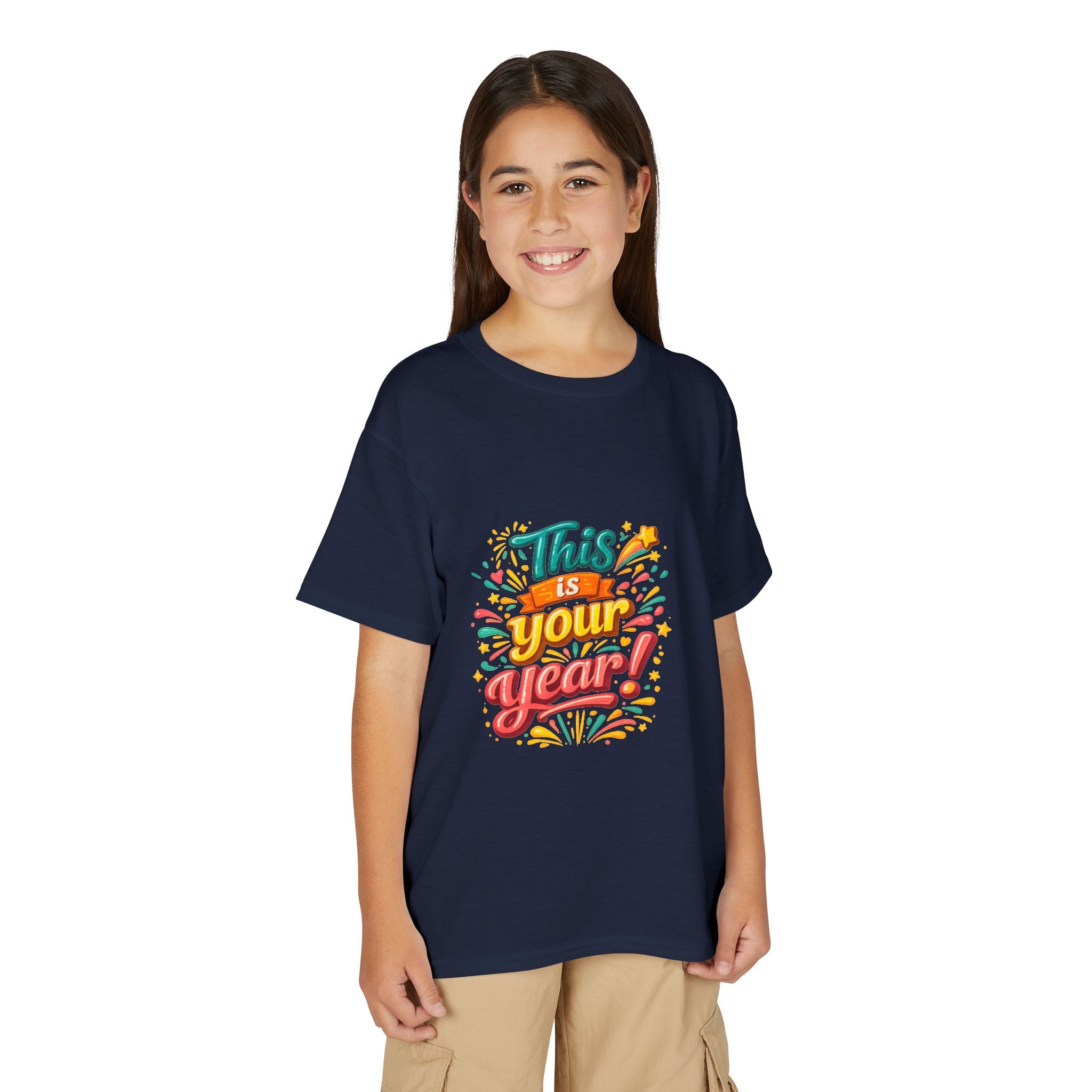 Youth T‑Shirt — "This Is Your Year" Motivational Graphic Tee for Kids