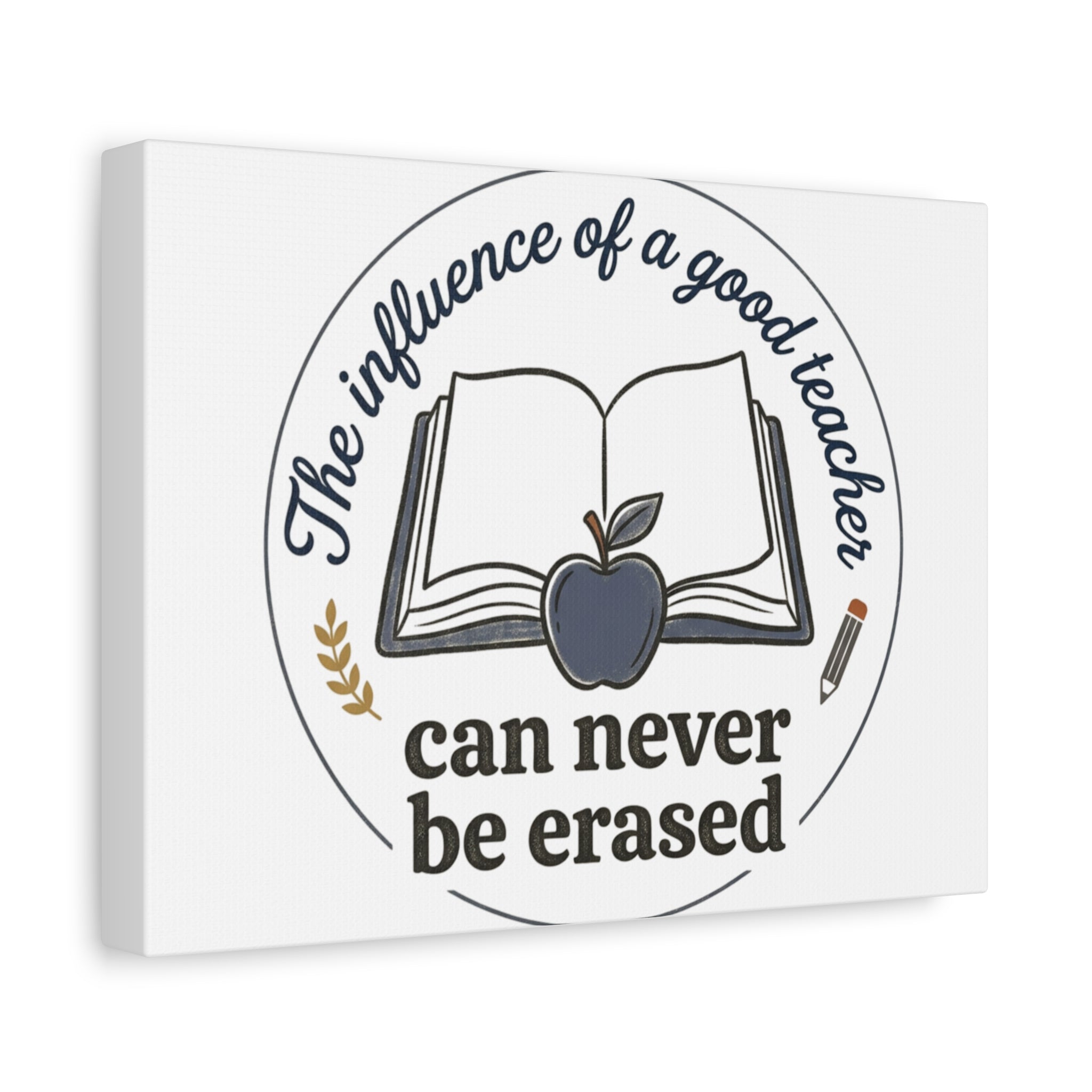 Canvas Wall Art – “The Influence of a Good Teacher Can Never Be Erased”