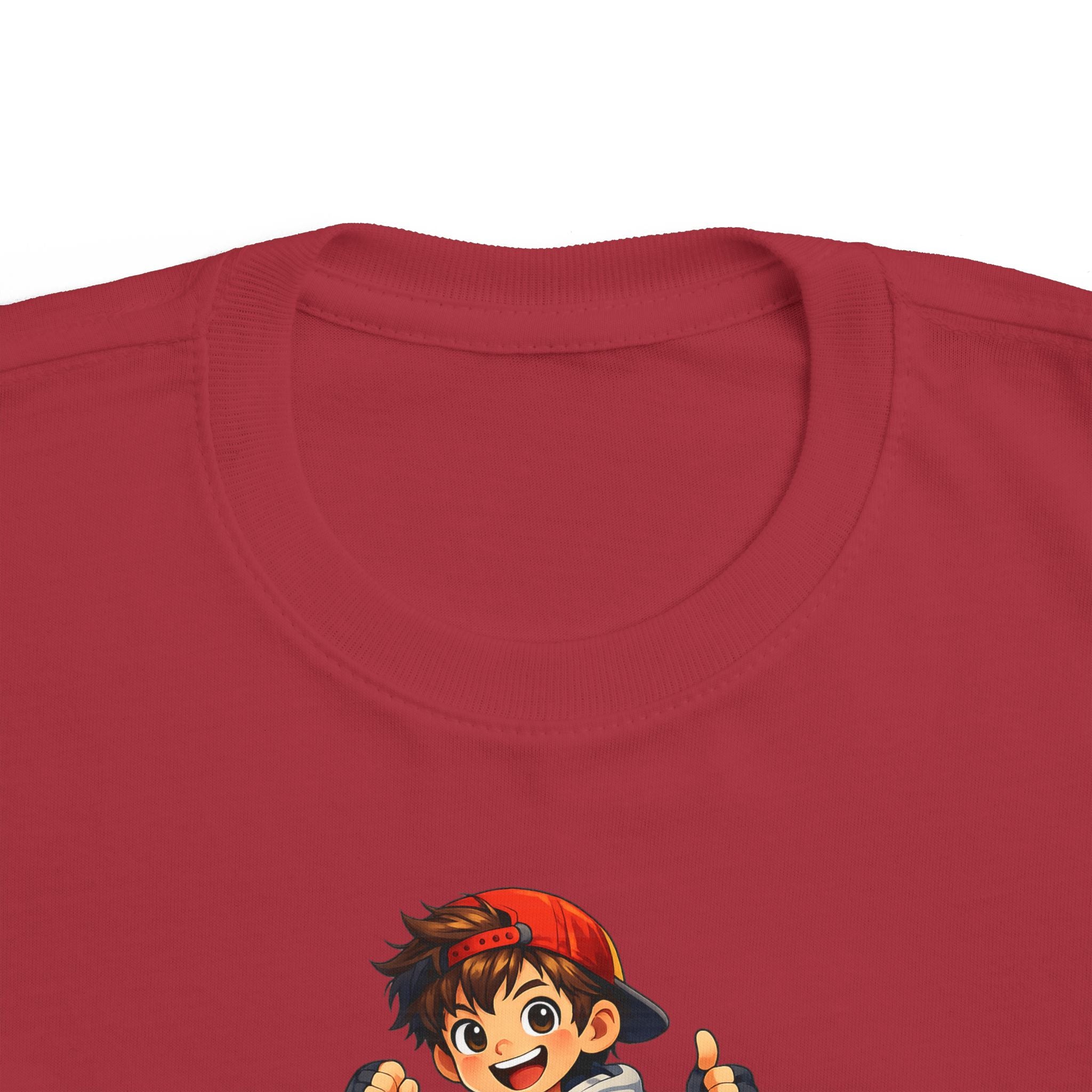Toddler Tee — Lightning Superhero Character Graphic