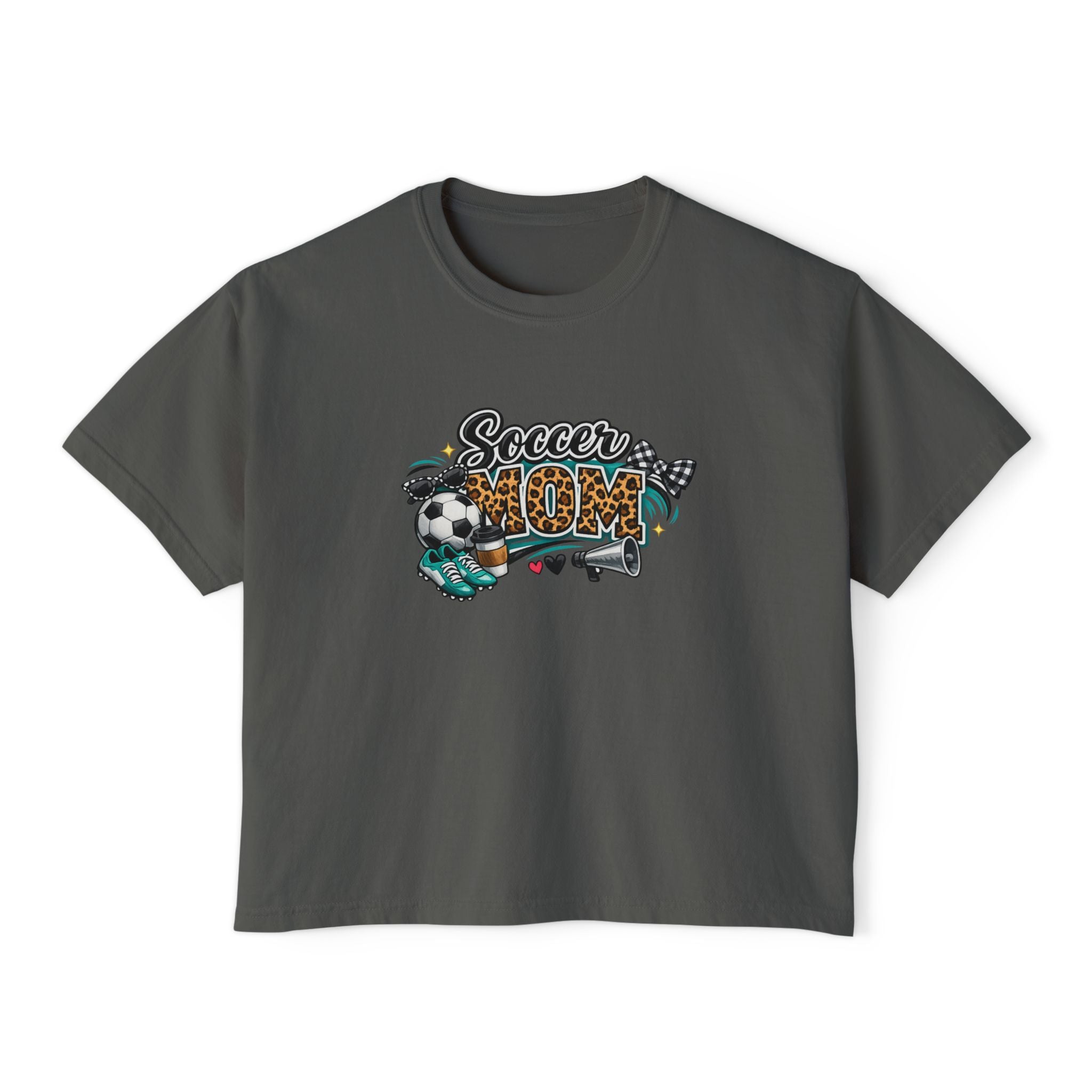 Soccer Mom Boxy Tee — Women's Casual Soccer Mom Shirt